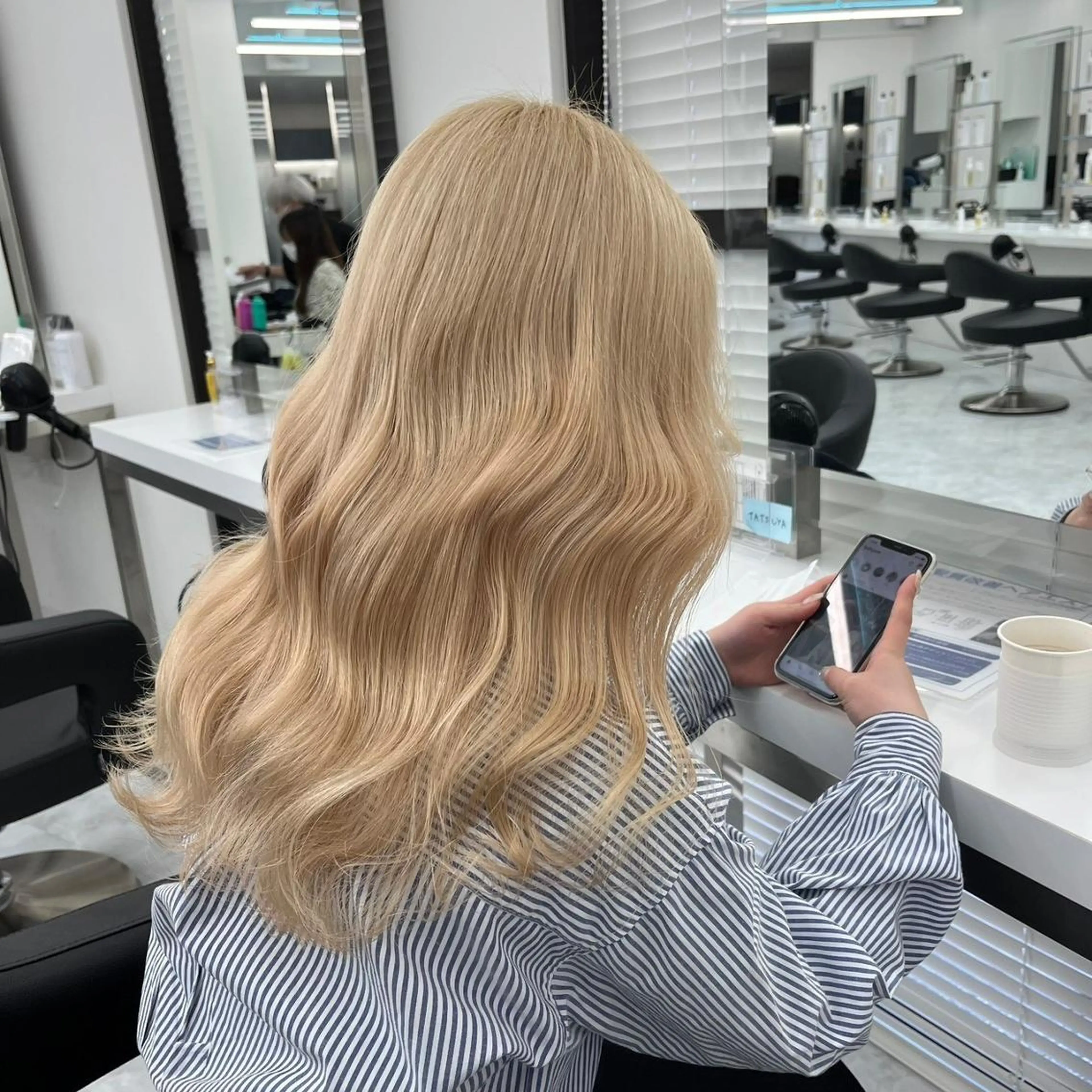 ロング ヘアカラー トリートメント ヘッドスパ ヘアセット 🪞THEATER 表参道店🩰のヘアスタイル