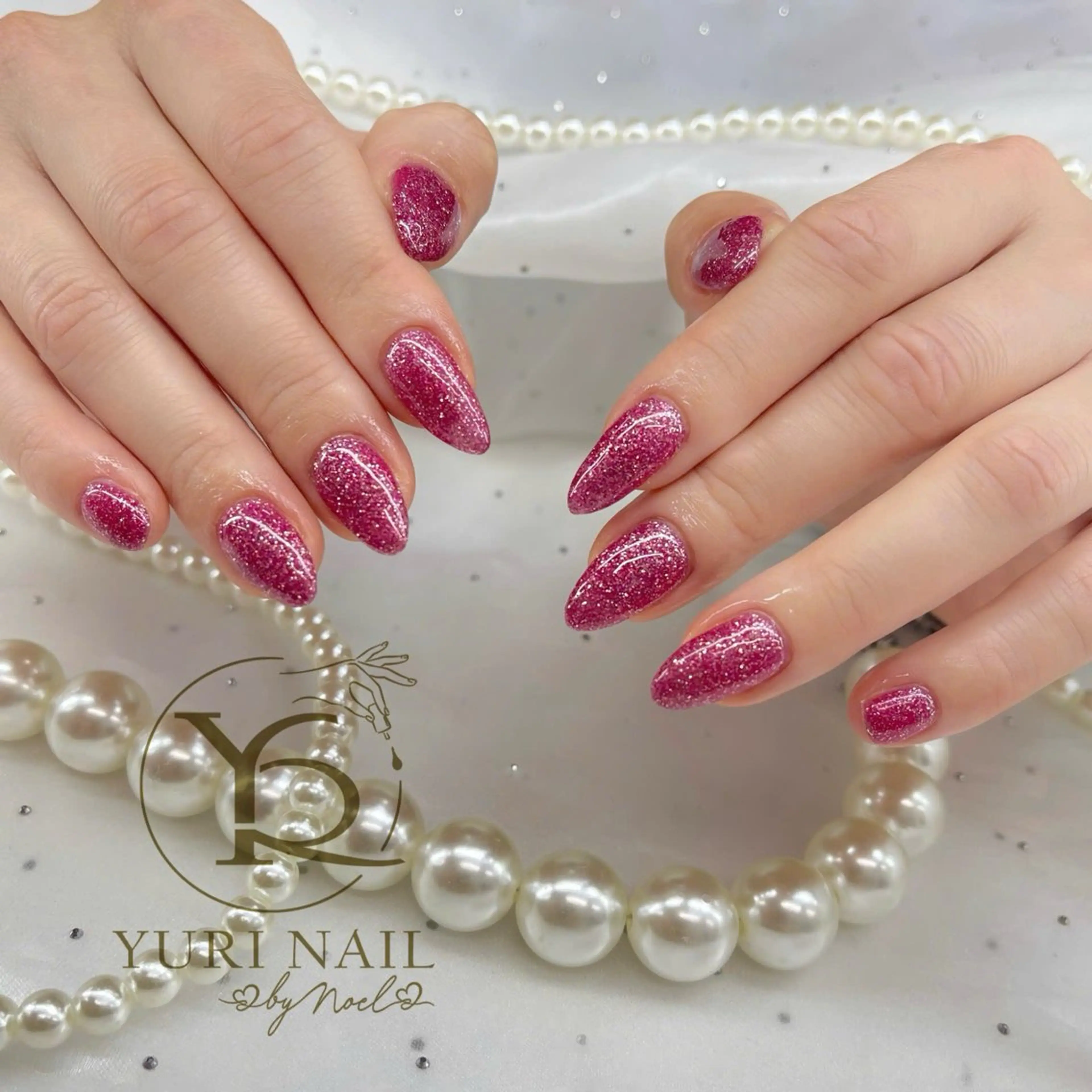 ネイル チークネイル フットネイル フレンチネイル グラデーション キラキラネイル ハンドネイル フットネイル YURI Nail Funabashiのネイルデザイン