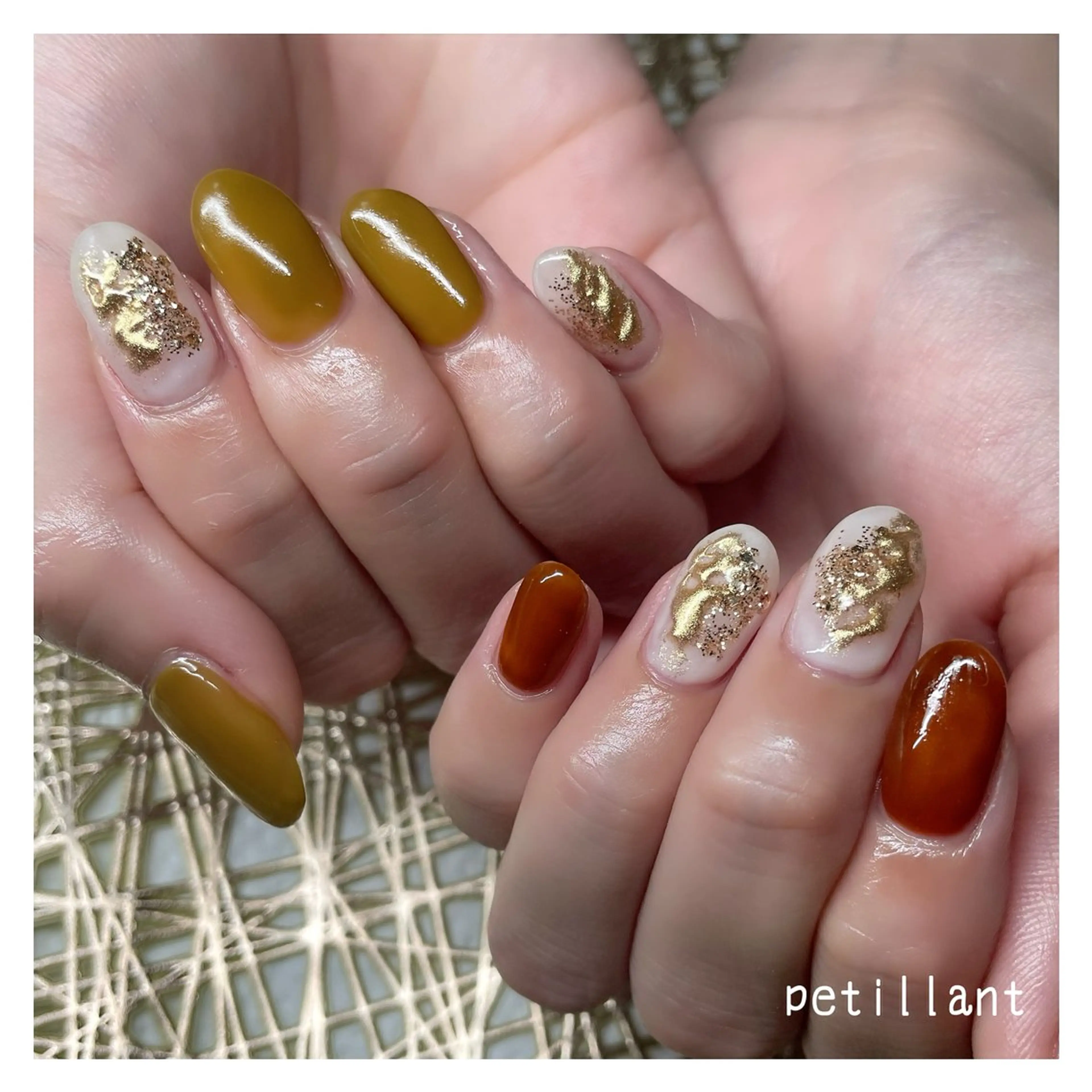ネイル ハロウィン シンプルネイル nail salon petillantのネイルデザイン