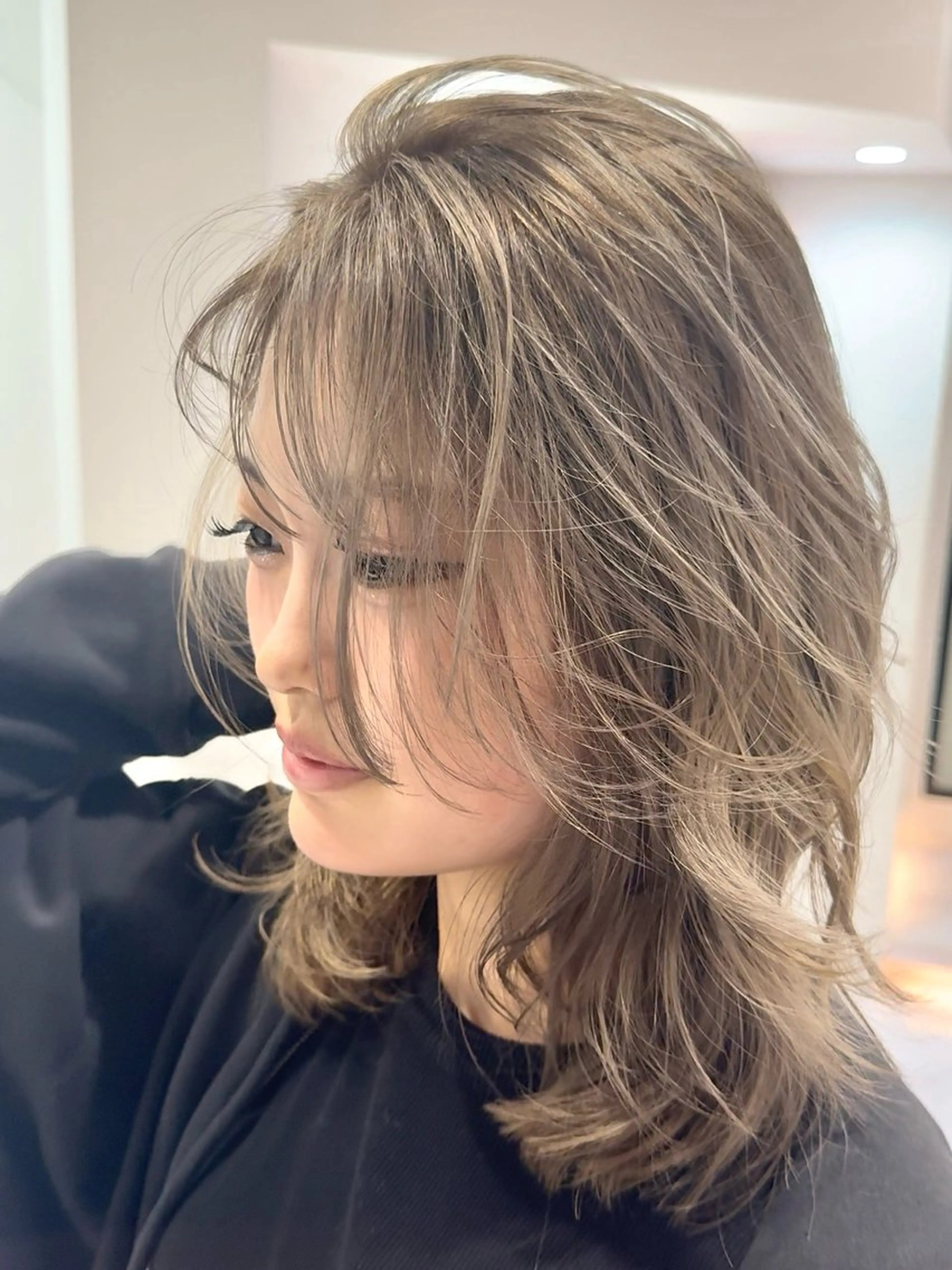 ミディアム カラー 🌟TOSHI/透明 感カラー/ショートのヘアスタイル