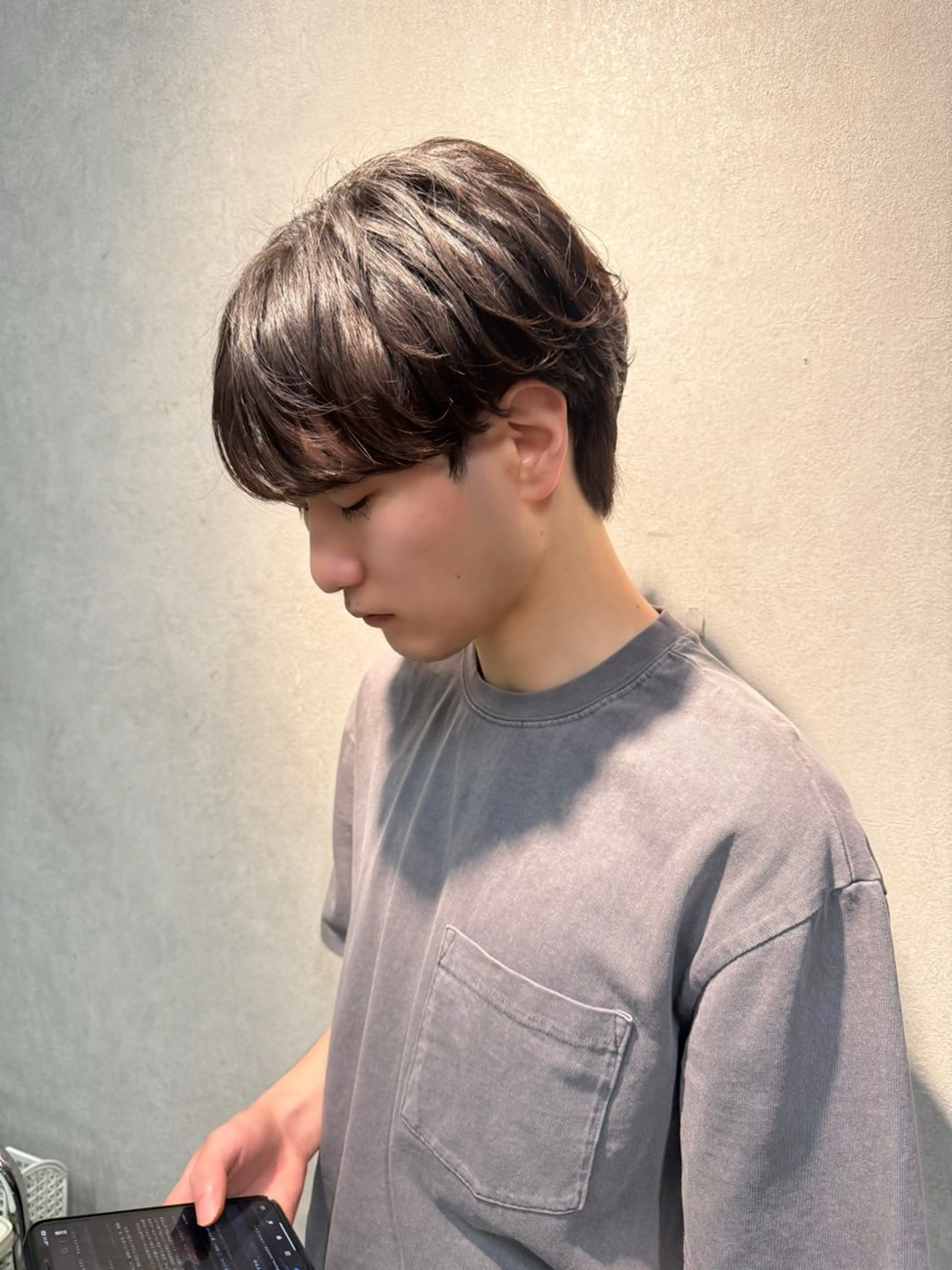 パーマ メンズ T Hのヘアスタイル