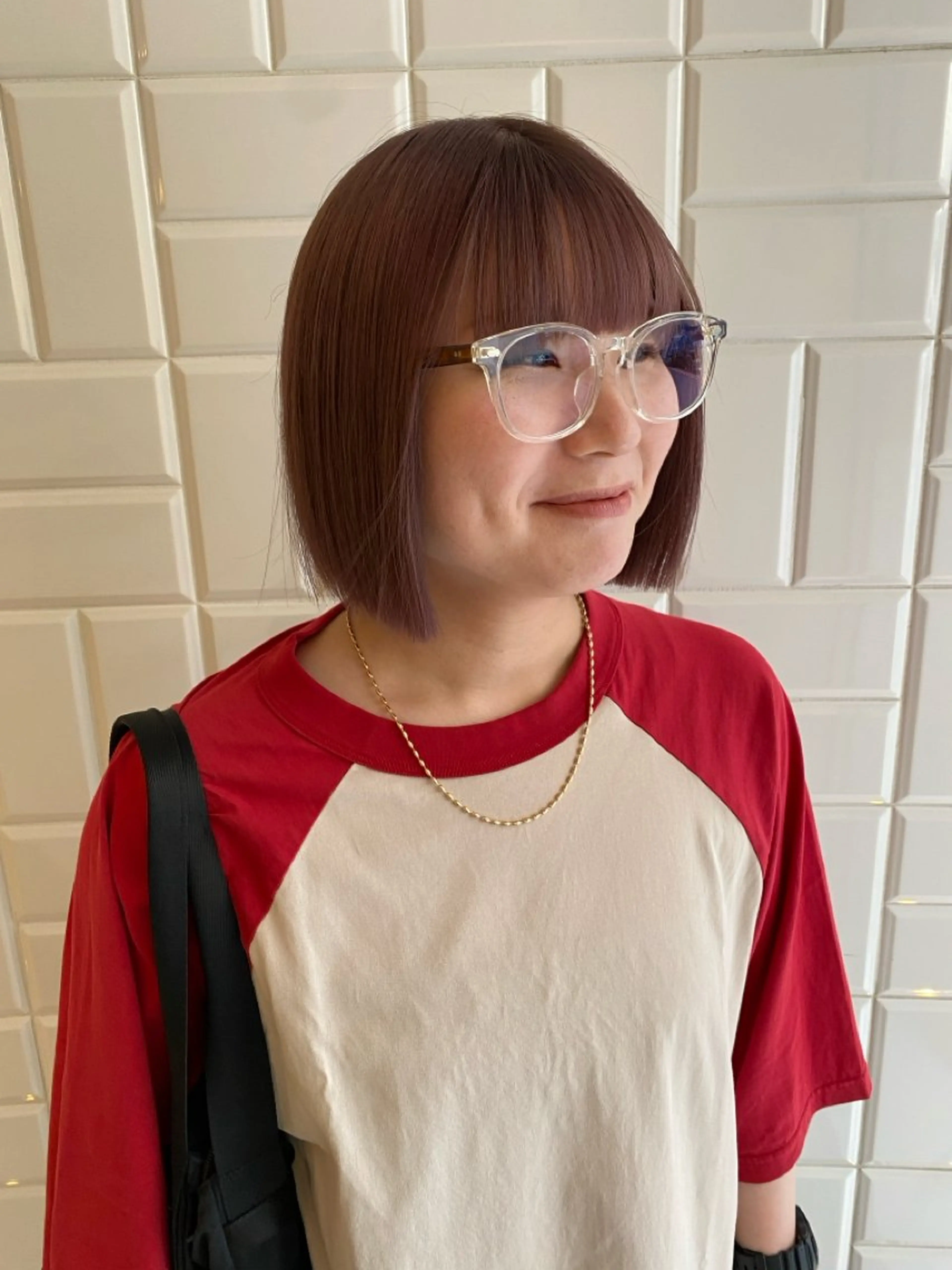 ショート カット ヘアカラー トリートメント みやけ ひなのヘアスタイル