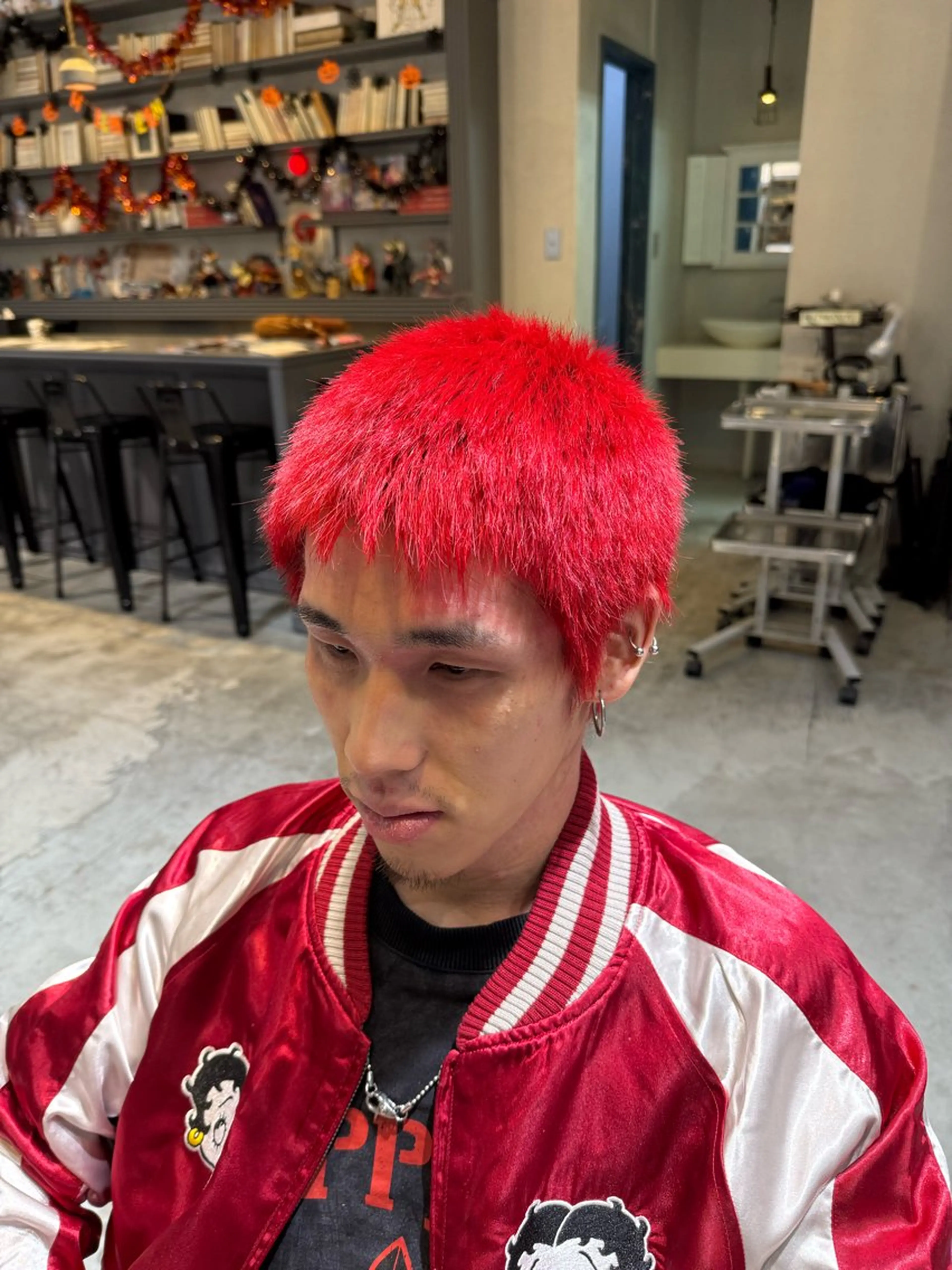 カラー メンズ HANGOUT /松本大輝のヘアスタイル