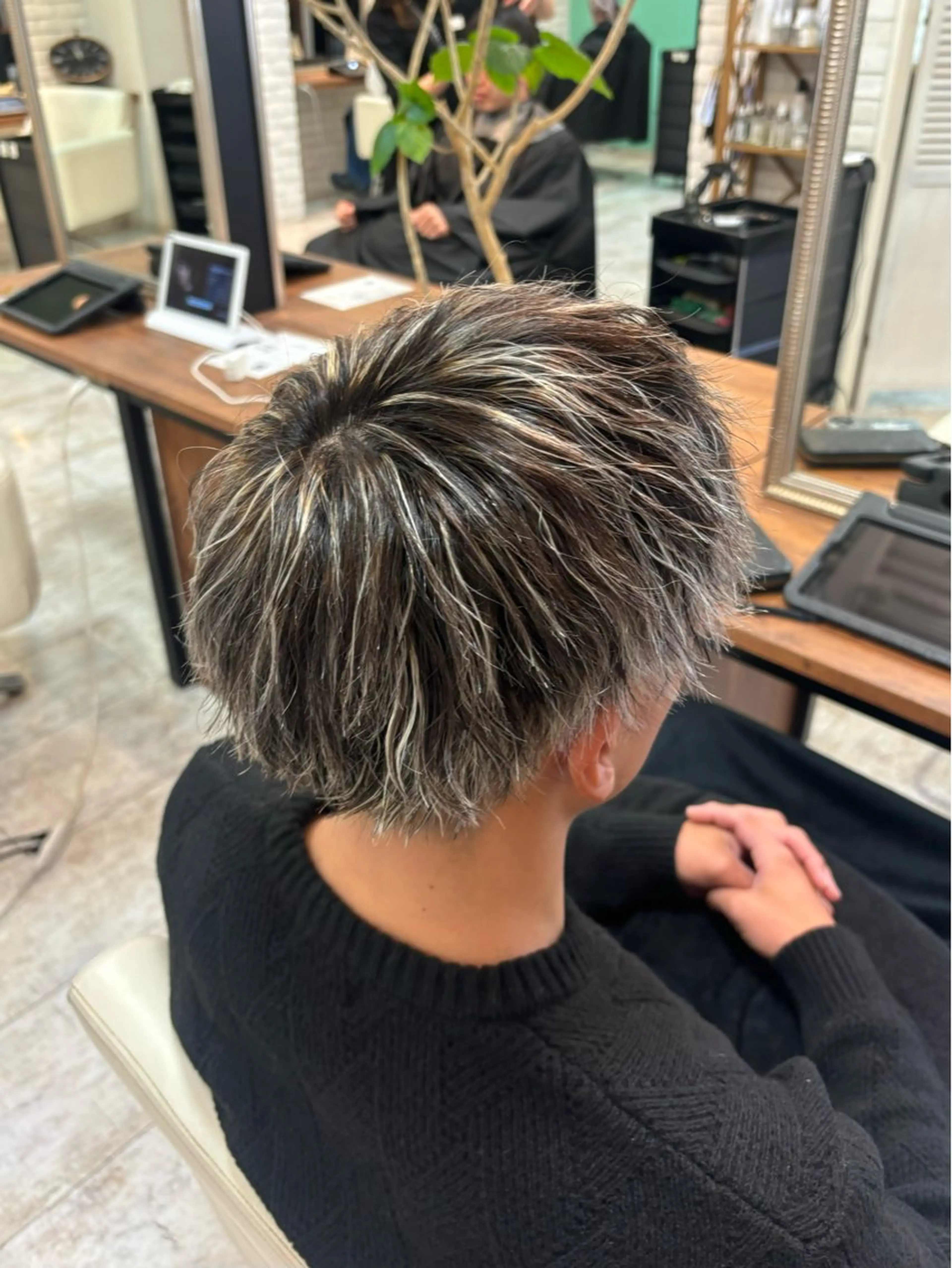 パーマ メンズ U24⭐️ミニモ学割 ／浅野未来🌼.*のヘアスタイル