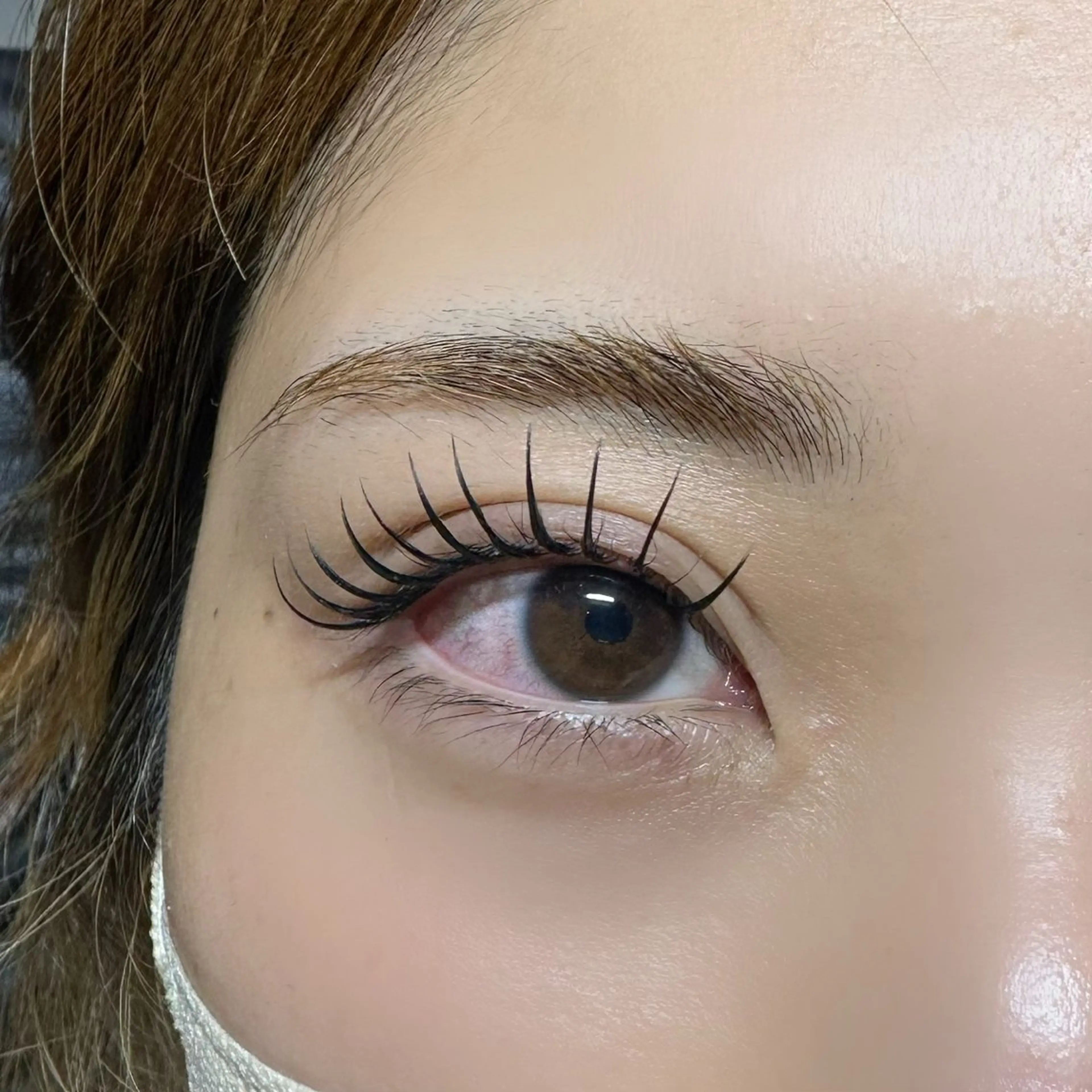 マツエク・マツパ 束感まつ毛 マツエク NOA名駅束感まつげ ×眉毛SENA‪🎀のマツエク・マツパデザイン