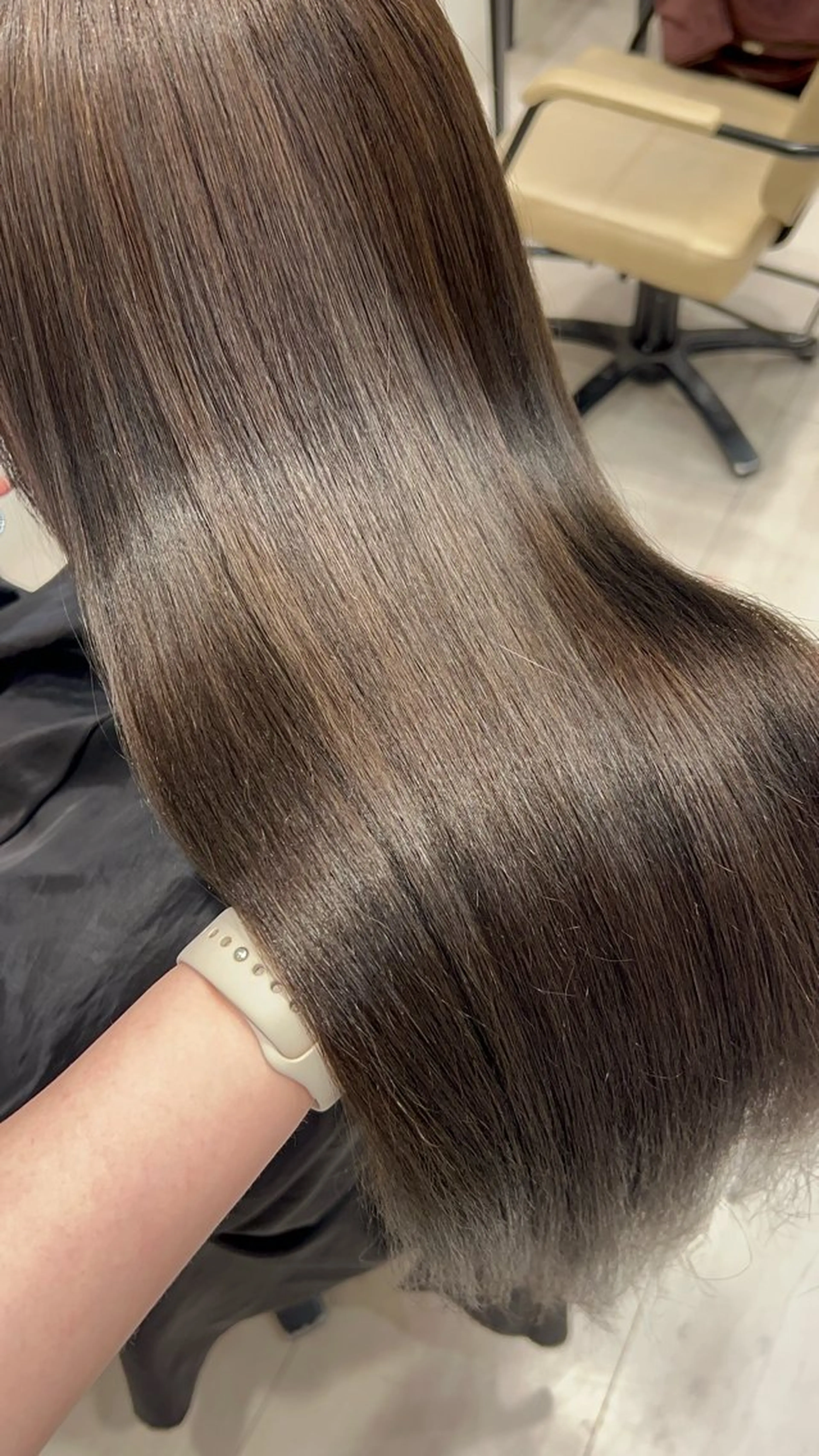 カラー ベージュカラー ブリーチ ダブルカラー ブリーチなしカラー 縮毛矯正 表参道/ブリーチ/ みずは🎀のヘアスタイル