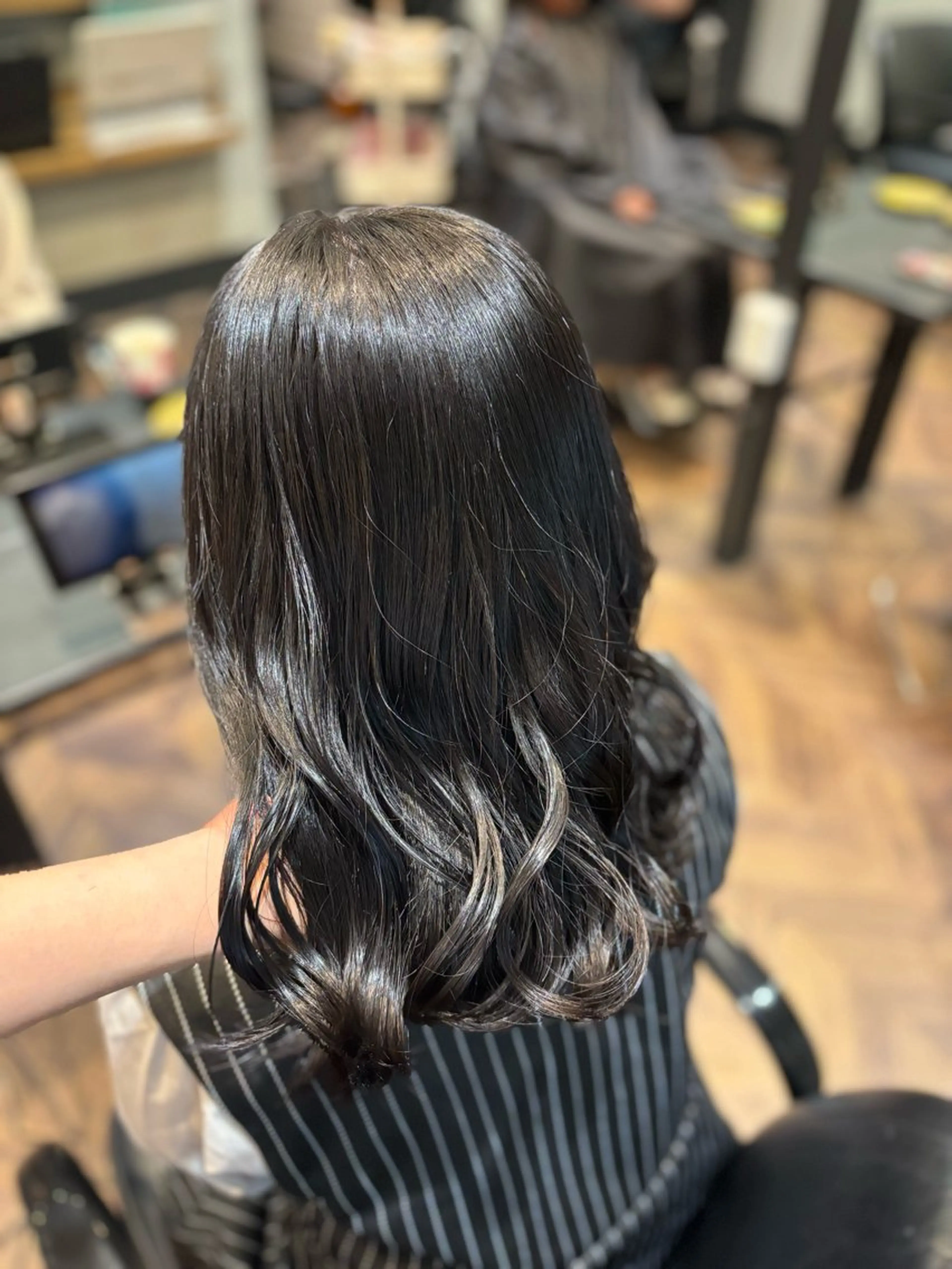 ミディアム angelica 🌸ayaka🌸のヘアスタイル