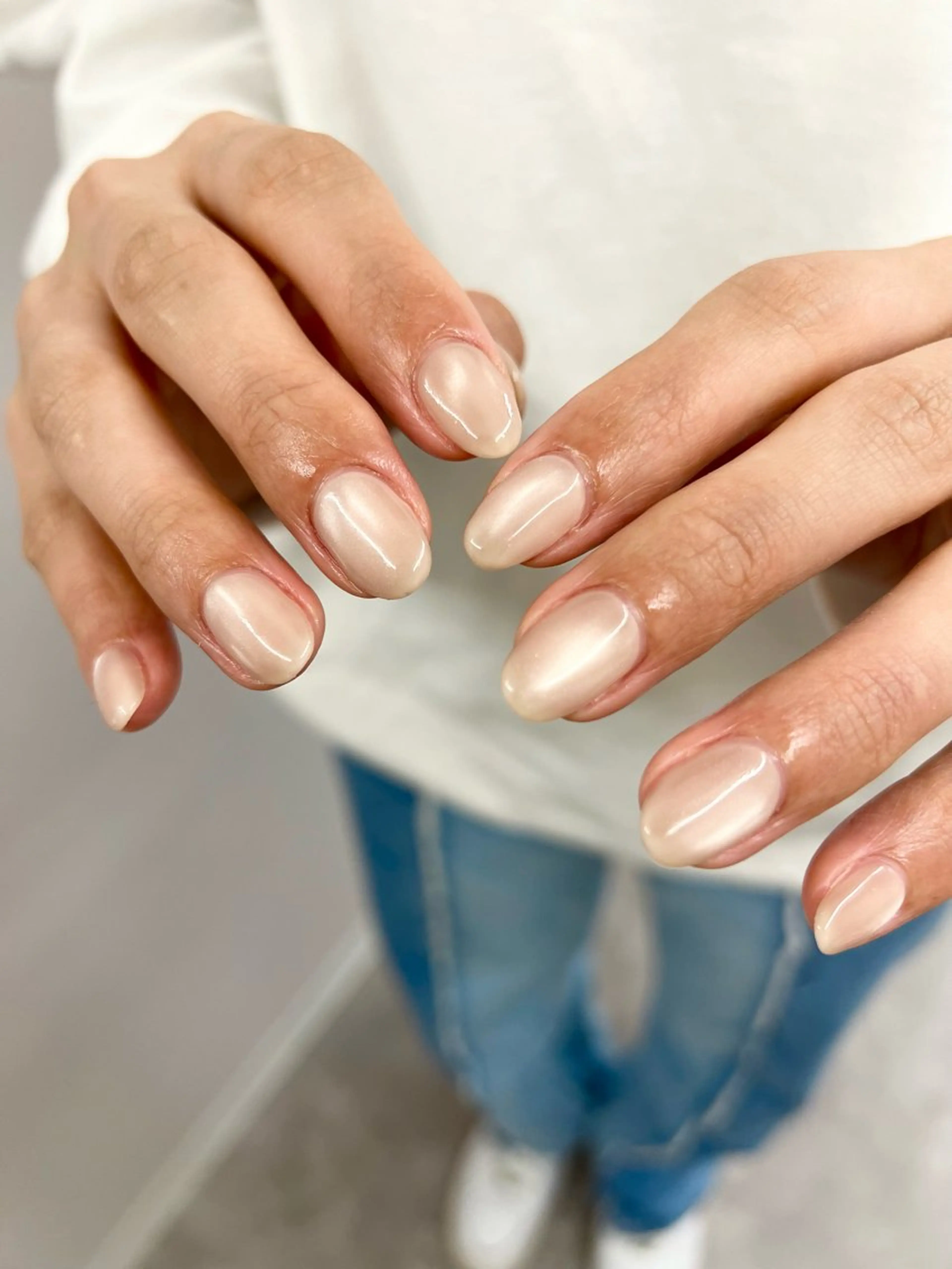 ネイル ジェルネイル マグネットネイル ニュアンスネイル ワンカラーネイル パラジェル ハンドネイル ハンドケア Bana_ Nailのネイルデザイン