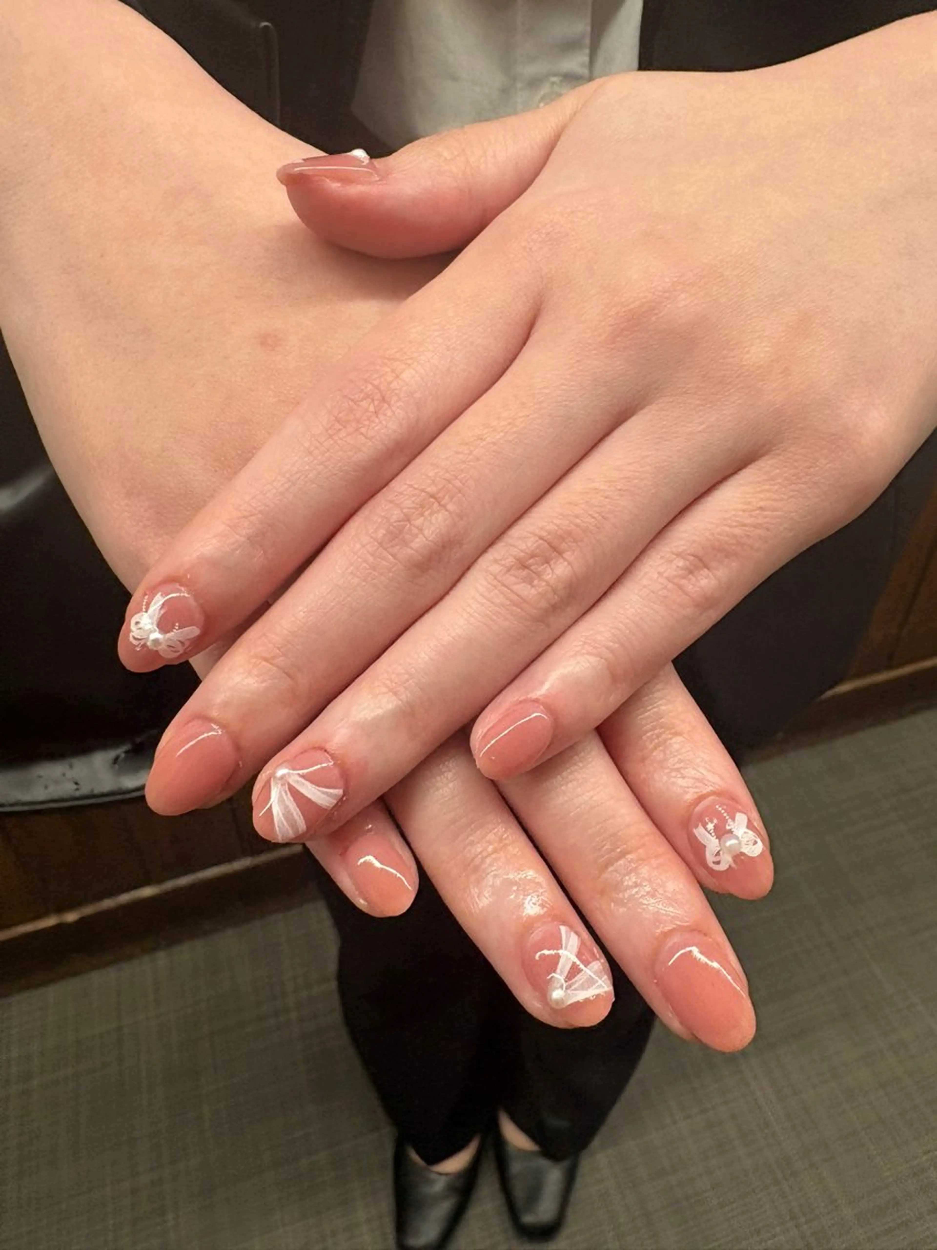 ネイル レース ハンドネイル Ema Nail 梅田店ミキのネイルデザイン