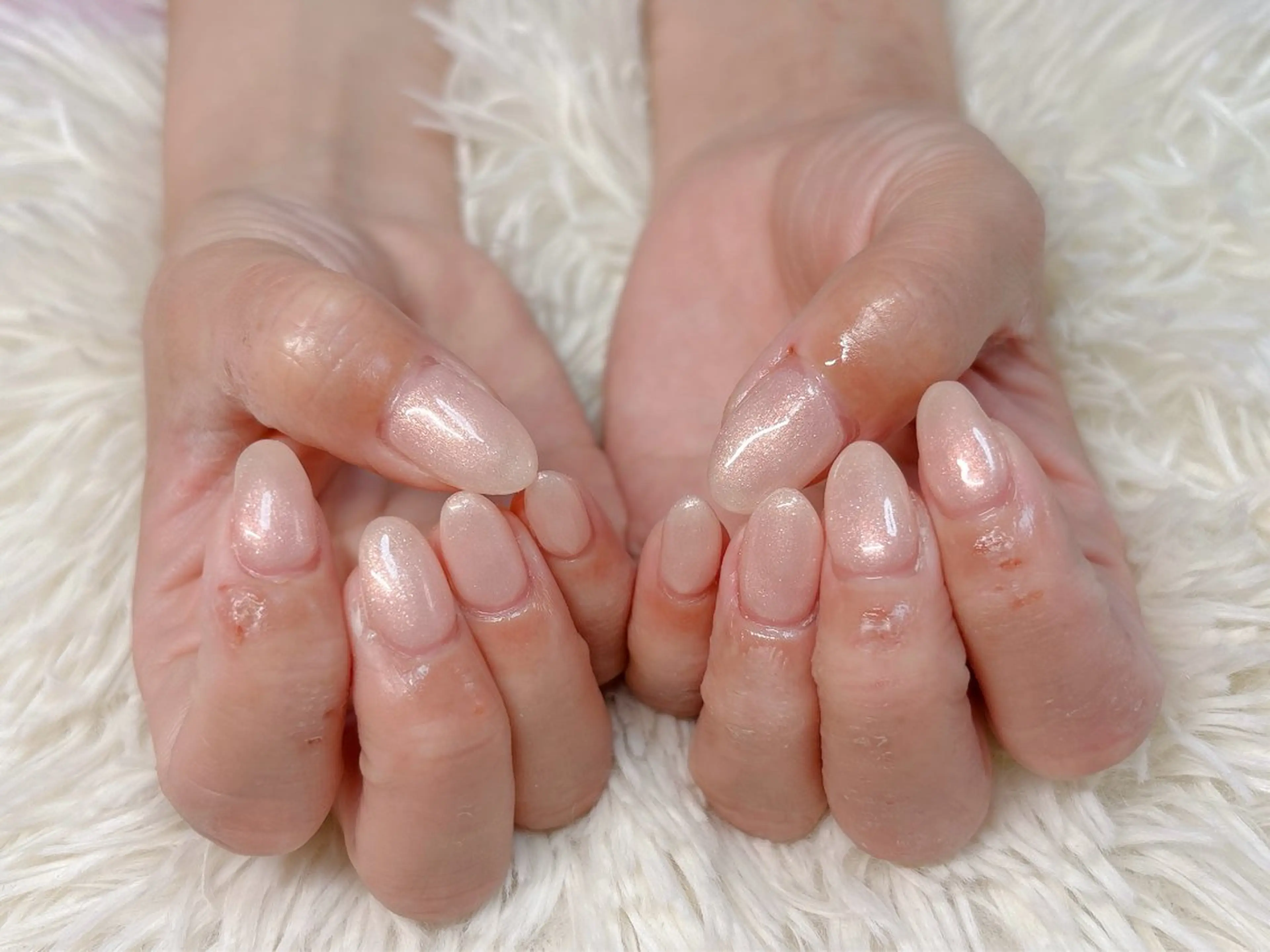 ネイル ハンドネイル パッチリオメメ Lianaのネイルデザイン