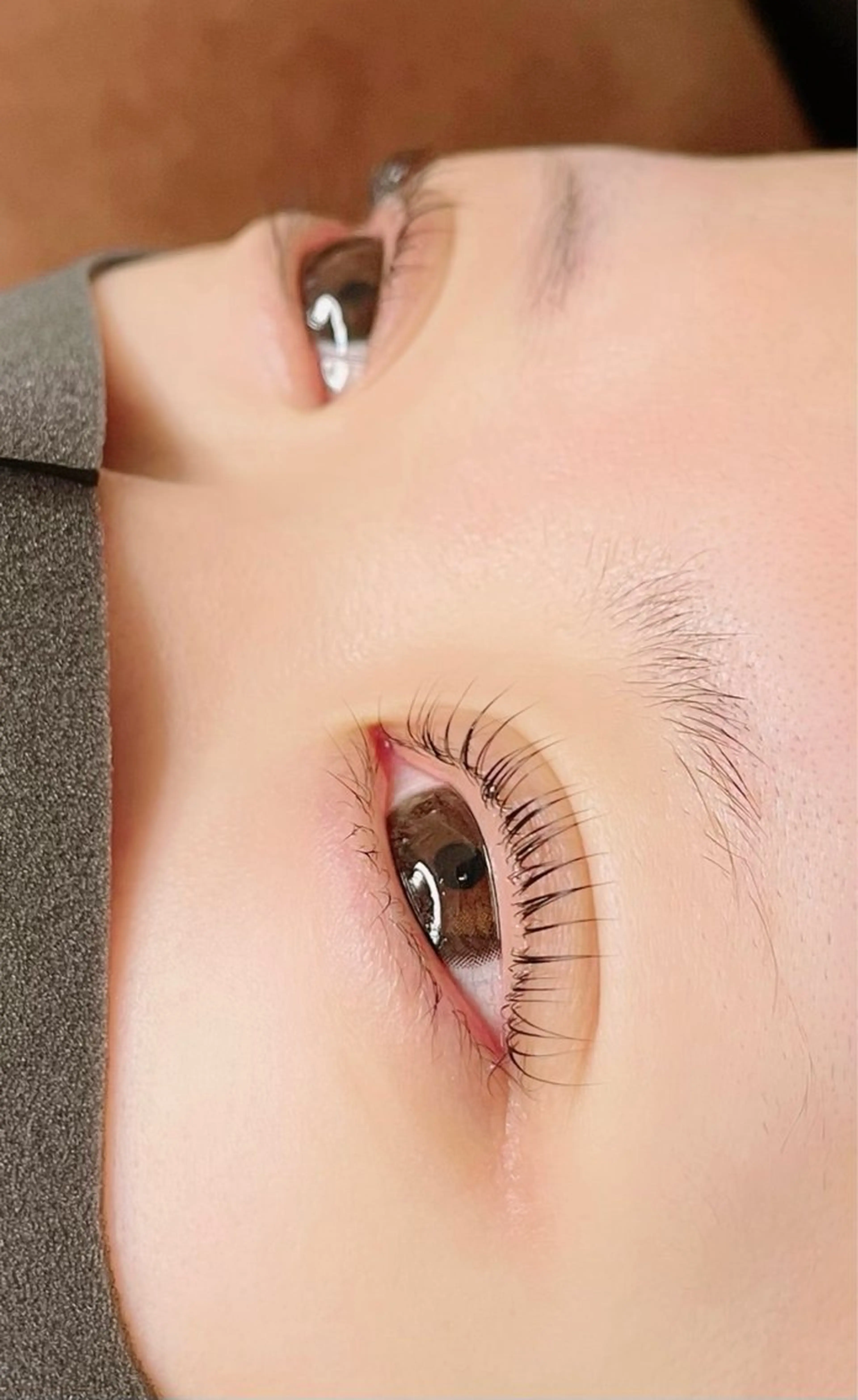 マツエク・マツパ フラットラッシュ パリジェンヌラッシュリフト まつげパーマ 一重×まつ毛パーマ ボリュームラッシュ マツパ Charme 五反田・不動前・目黒のマツエク・マツパデザイン