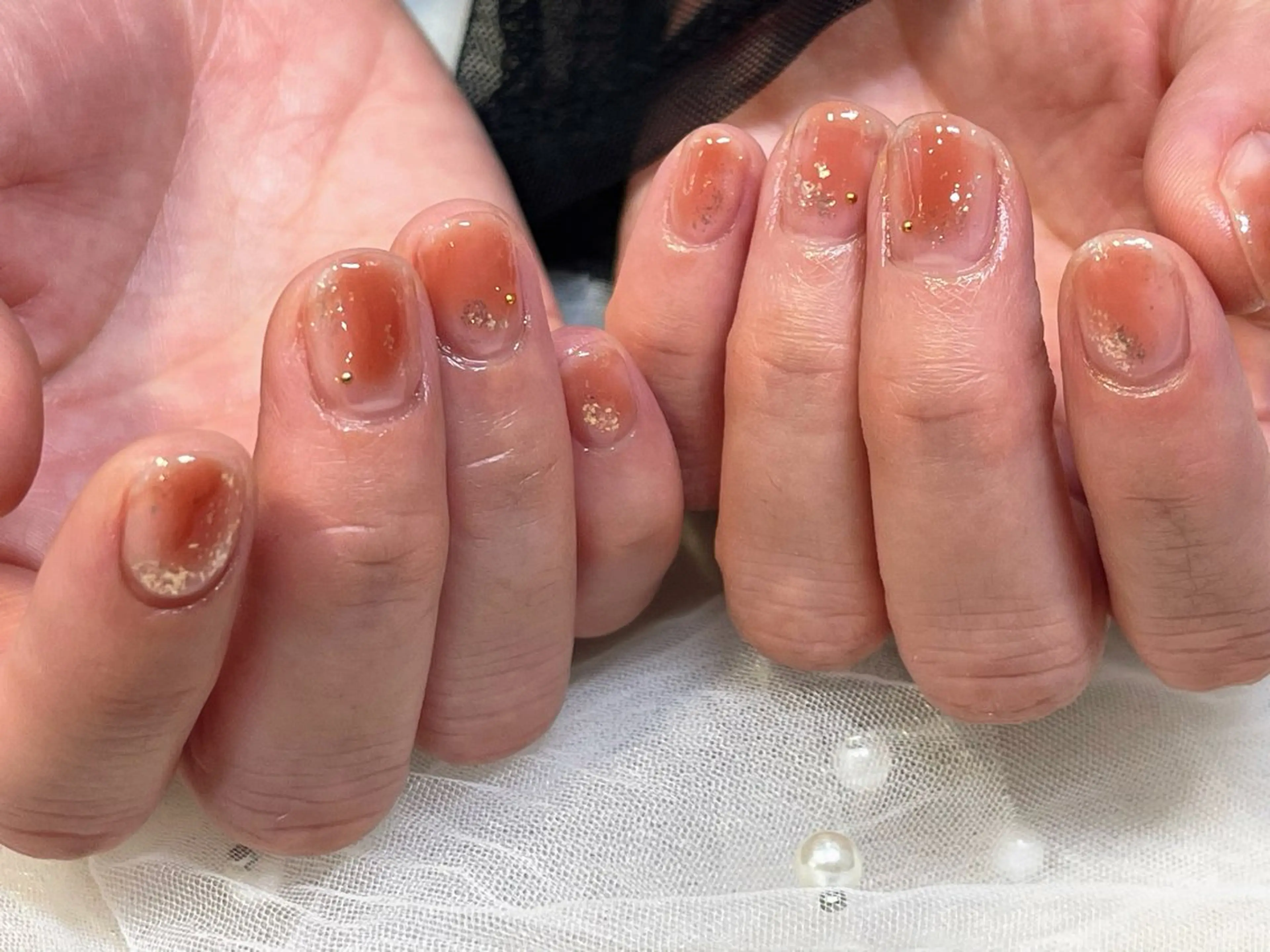 ネイル ラメ(グリッター) ニュアンスネイル ハンドネイル i. ayakaのネイルデザイン