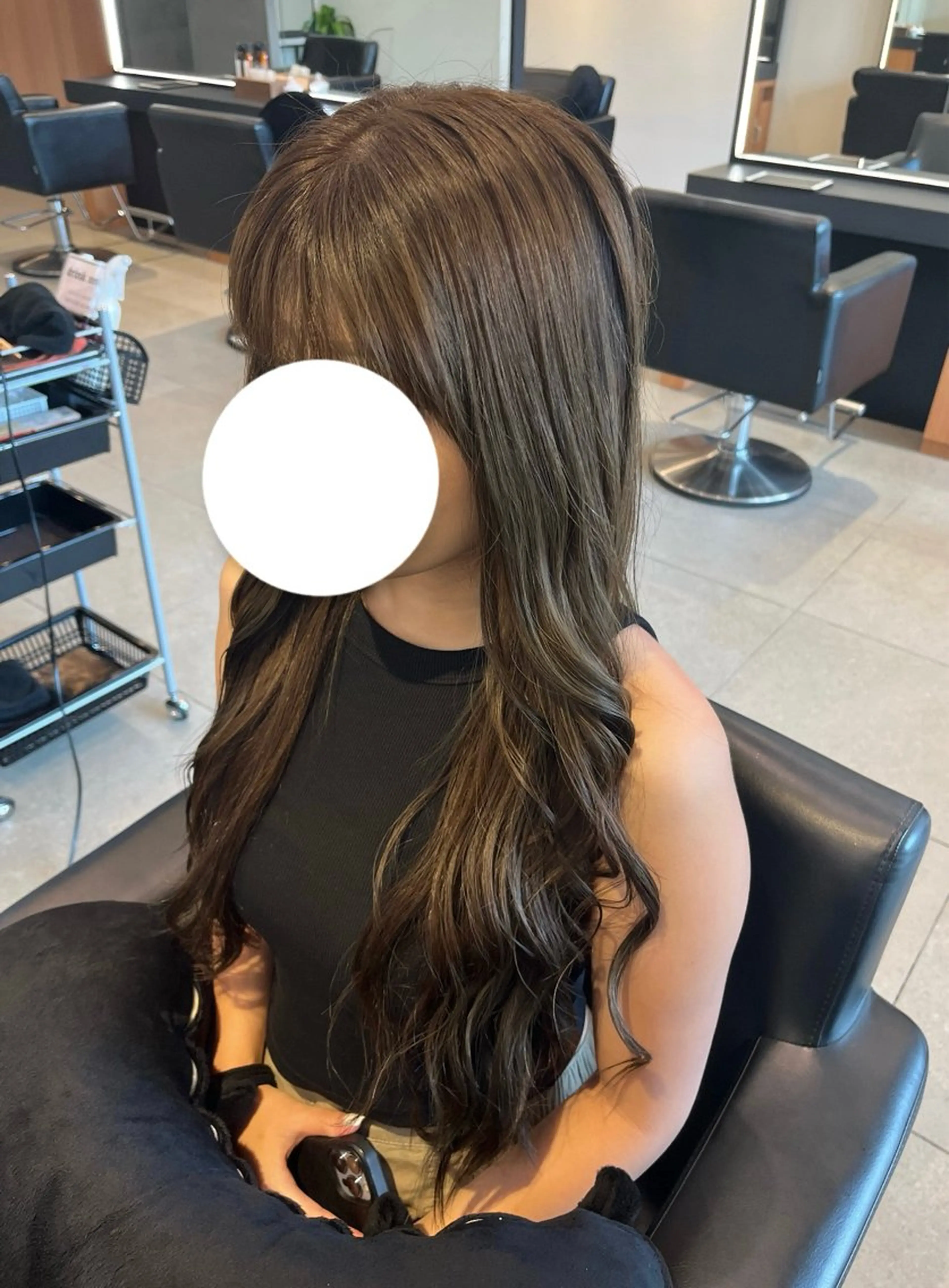 ロング カラー ブラウンカラー オリーブブラウン ERII /伏見 カットモデル募集中！のヘアスタイル