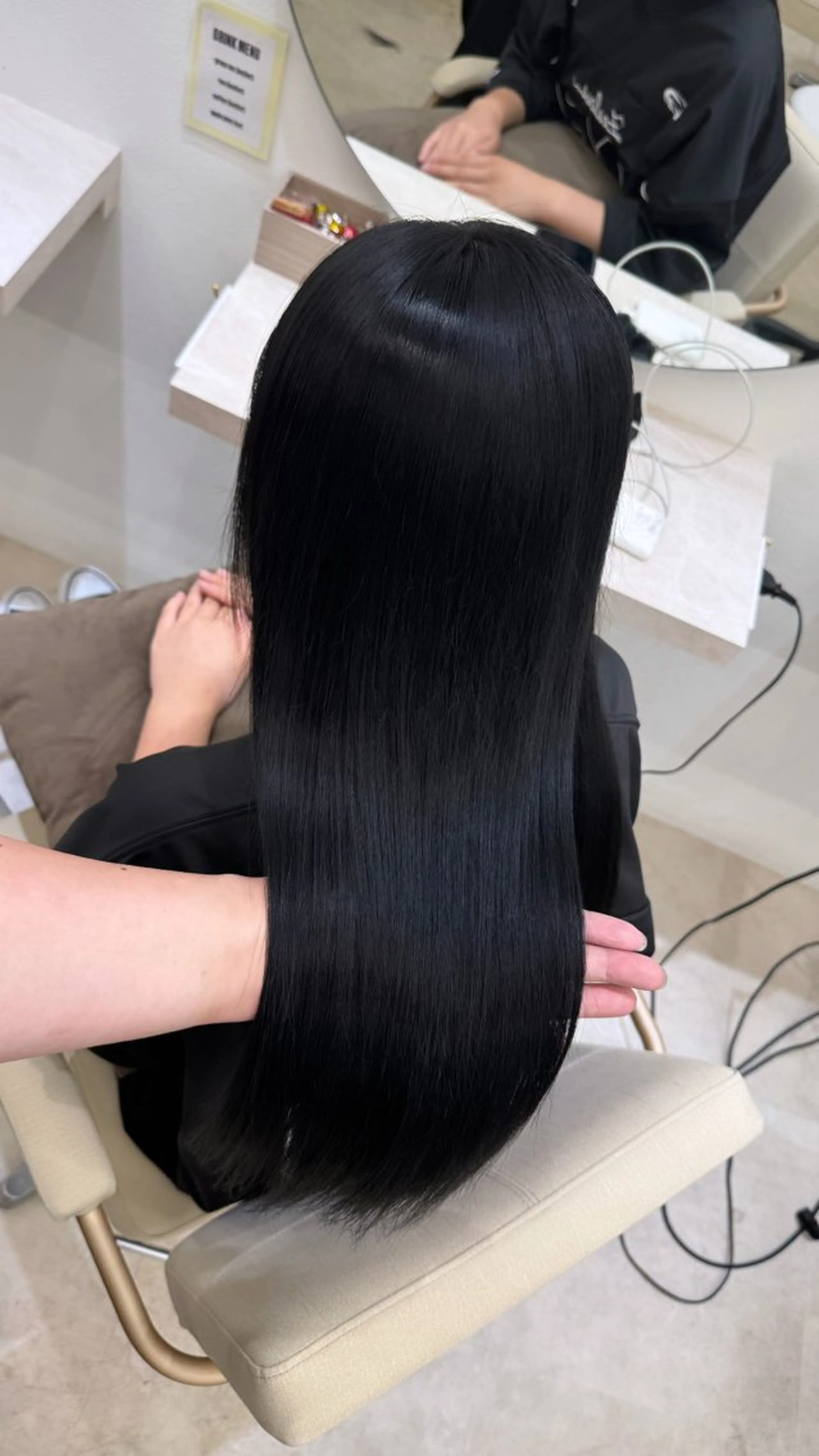 ロング トリートメント 韓国風cut/ 縮毛矯正/正岡幹康のヘアスタイル