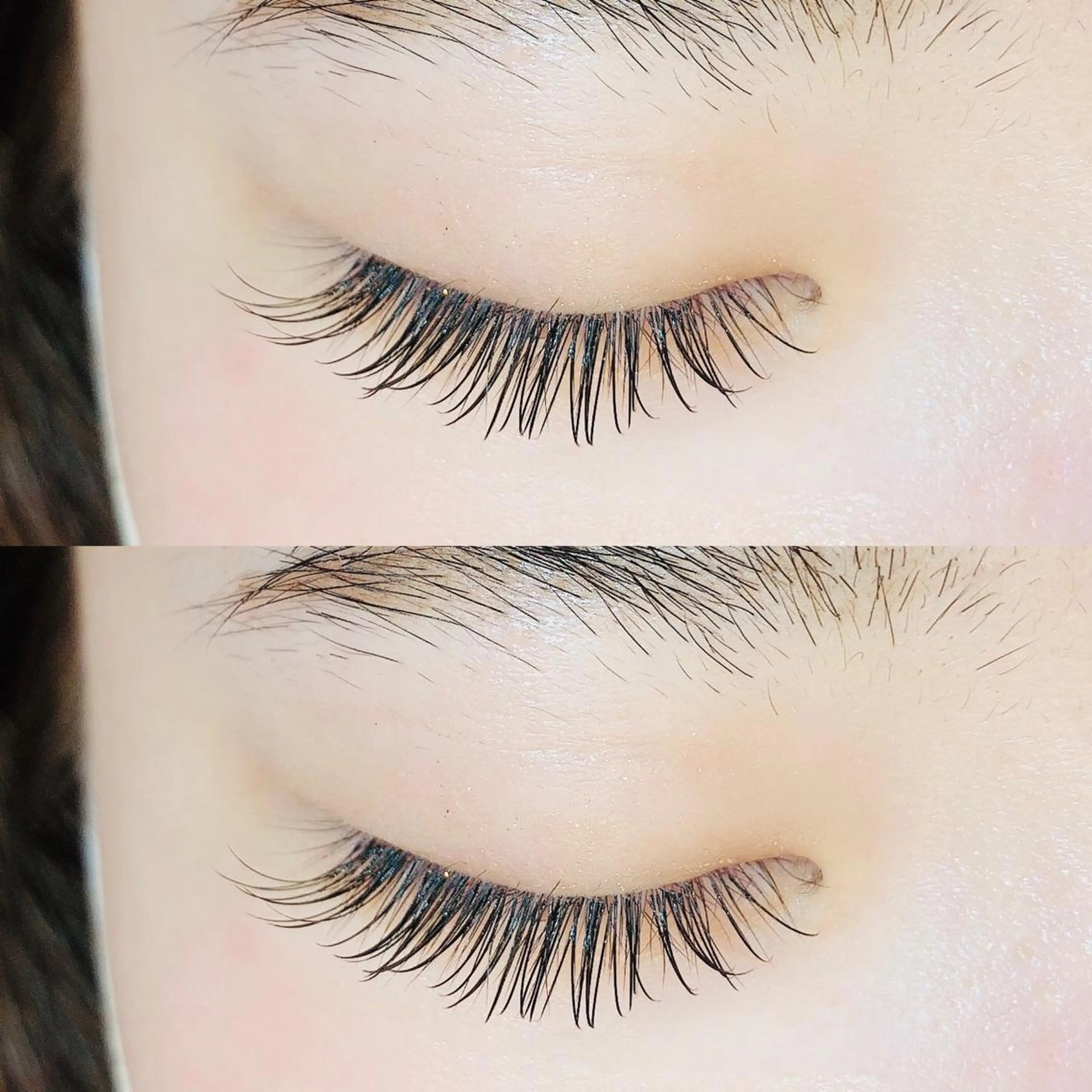 マツエク・マツパ フラットラッシュ 目尻長め 🫧naut亀有 yoshimi🫧のマツエク・マツパデザイン