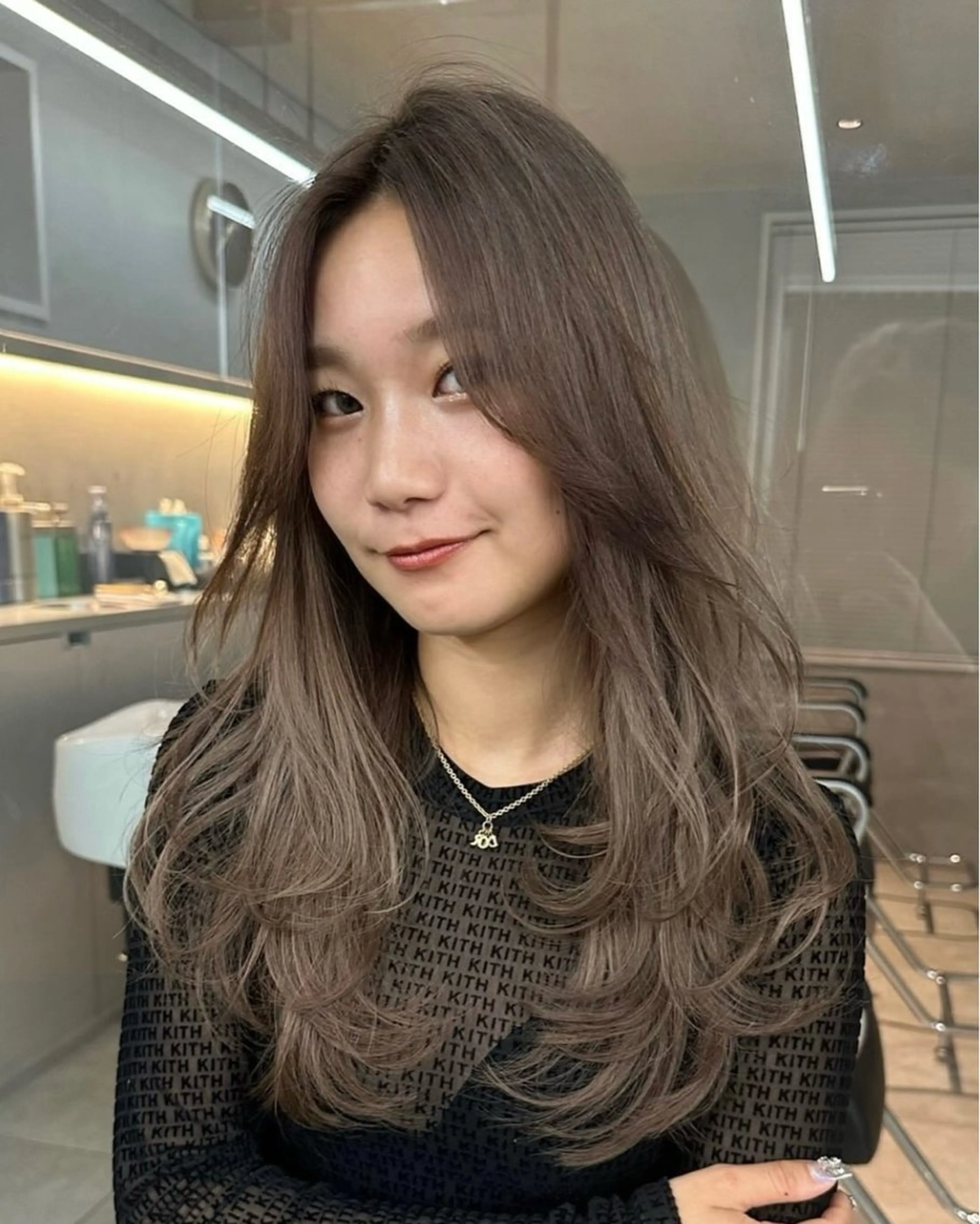 カラー 💖韓国風💖 レイヤー/LISAのヘアスタイル