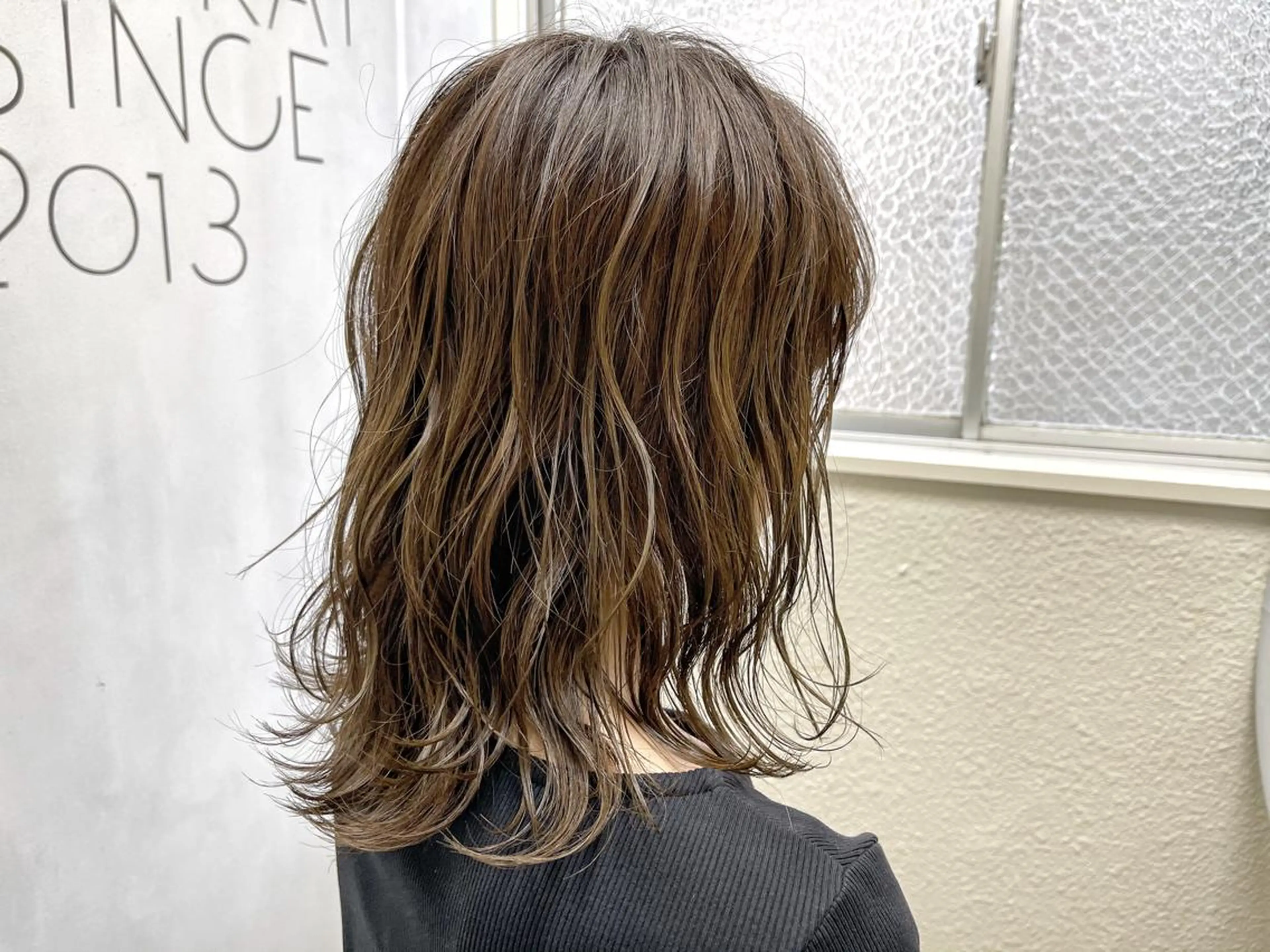 ミディアム カラー OAK溝の口 𖠋SHINYAのヘアスタイル