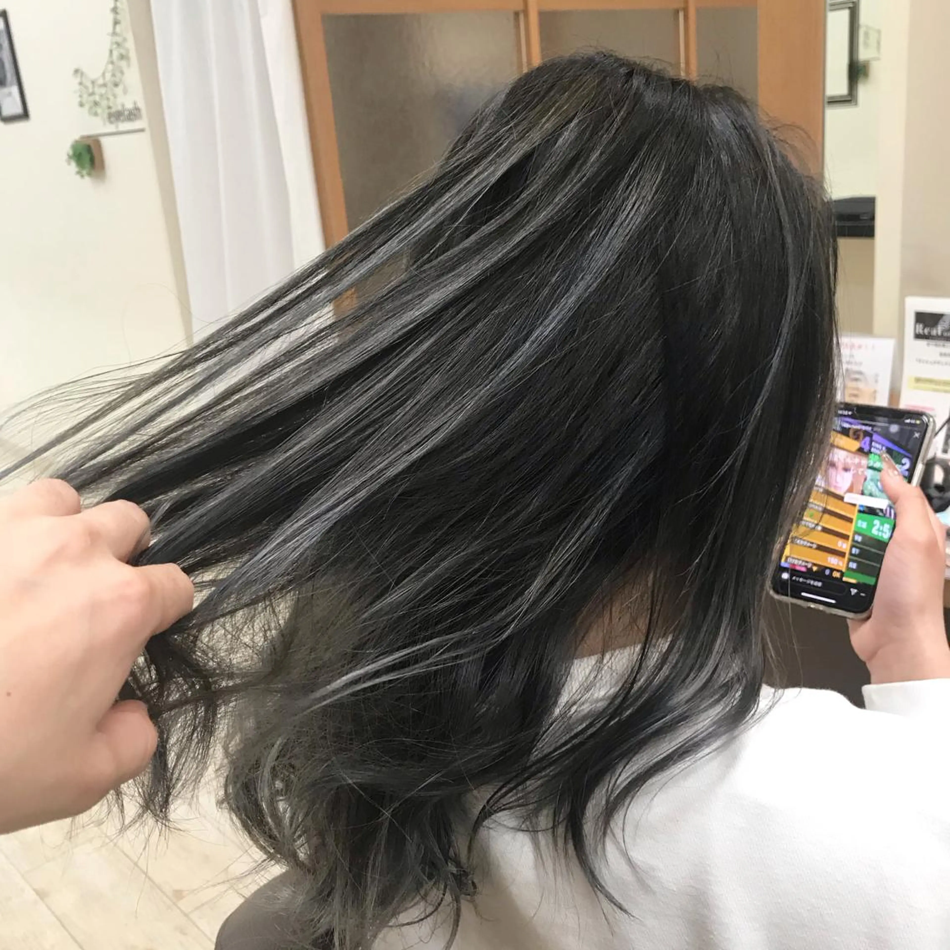 ロング カラー カット ヘアカラー トリートメント Lien 深井店のヘアスタイル
