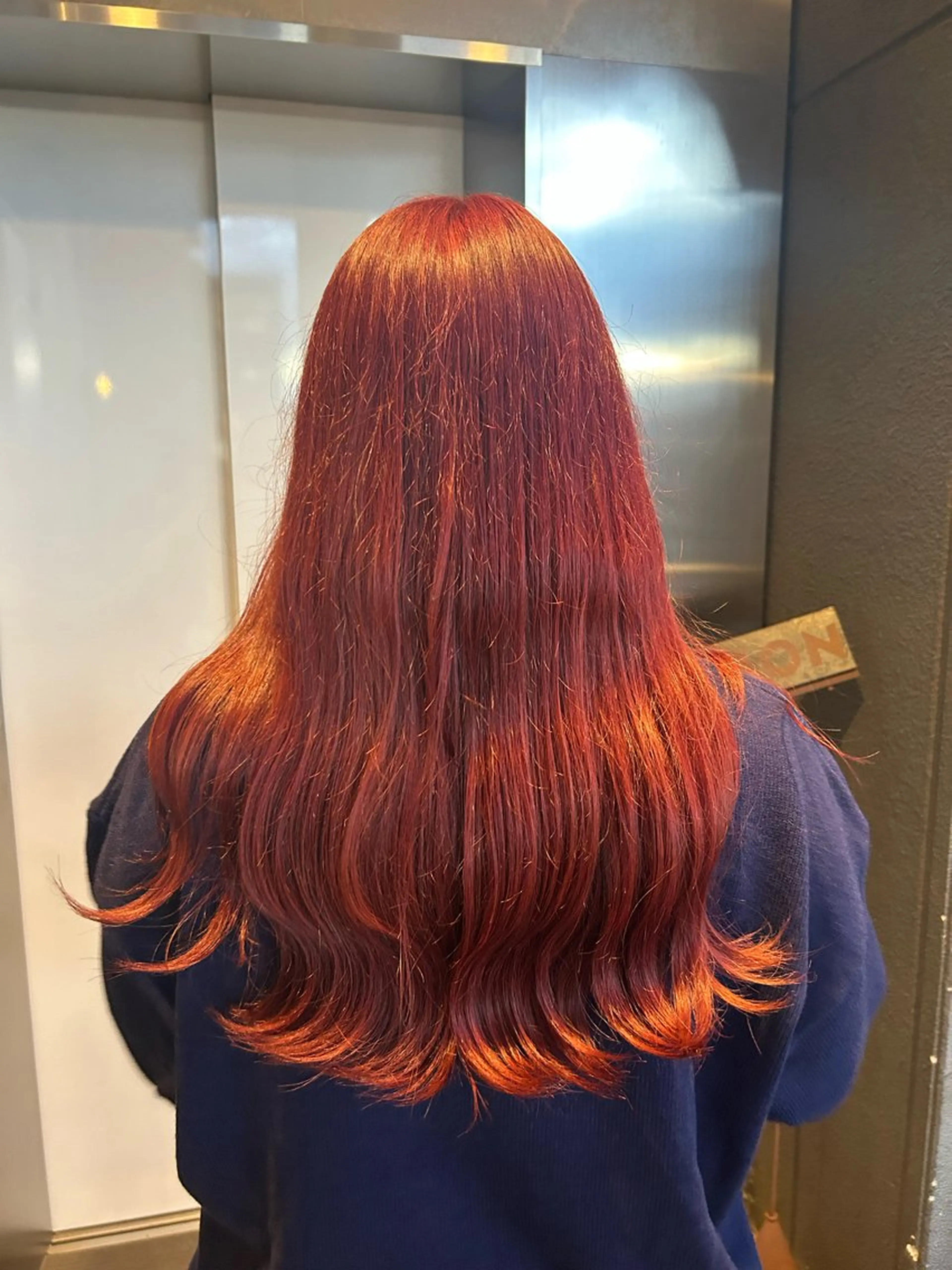 ロング カラー ヘアカラー トリートメント 滝本 和叶のヘアスタイル