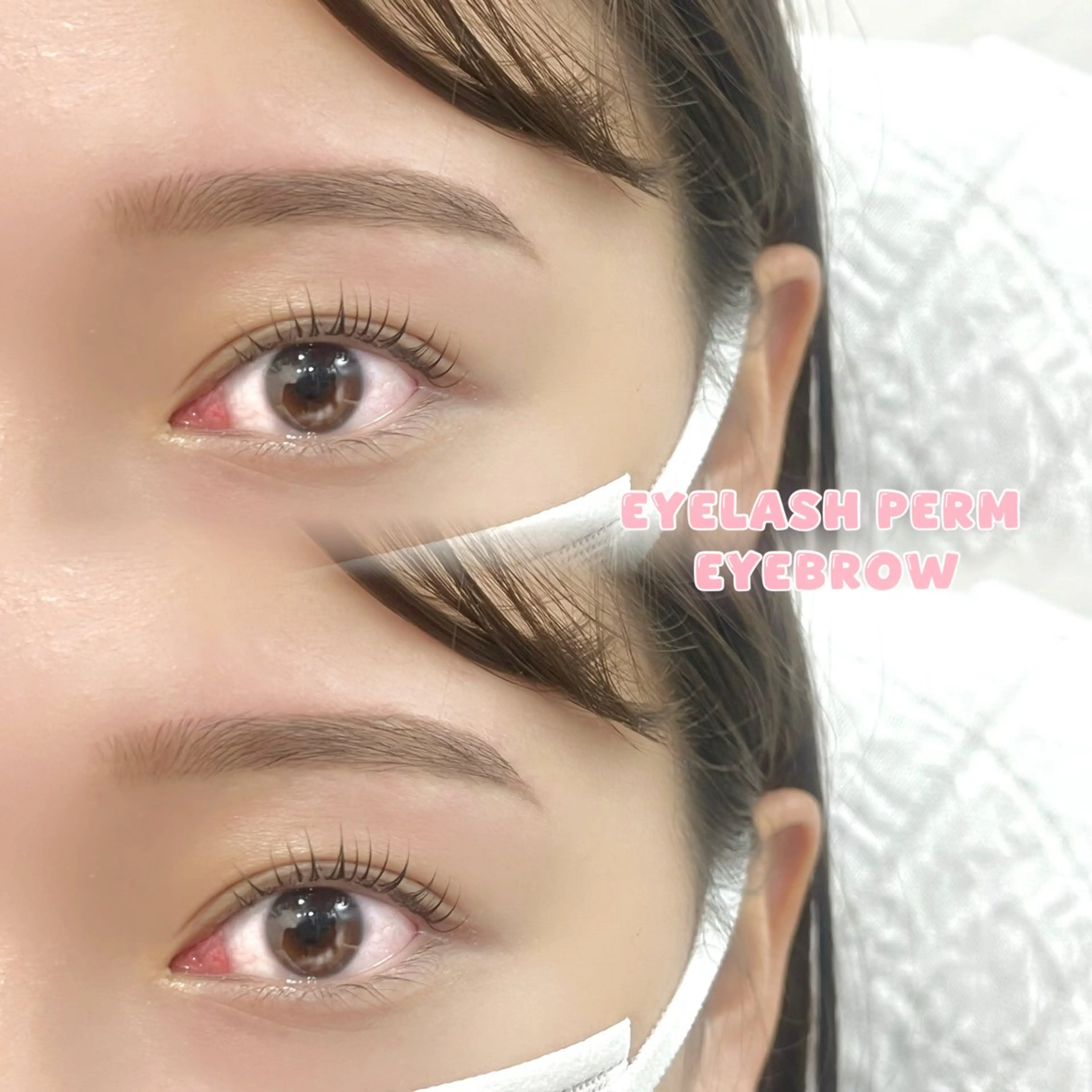 .*ﾟ🎀 まつげパーマorパリジェンヌ➕アイブロウ🎀.⋆(間引き＋700円で追加できます)の写真