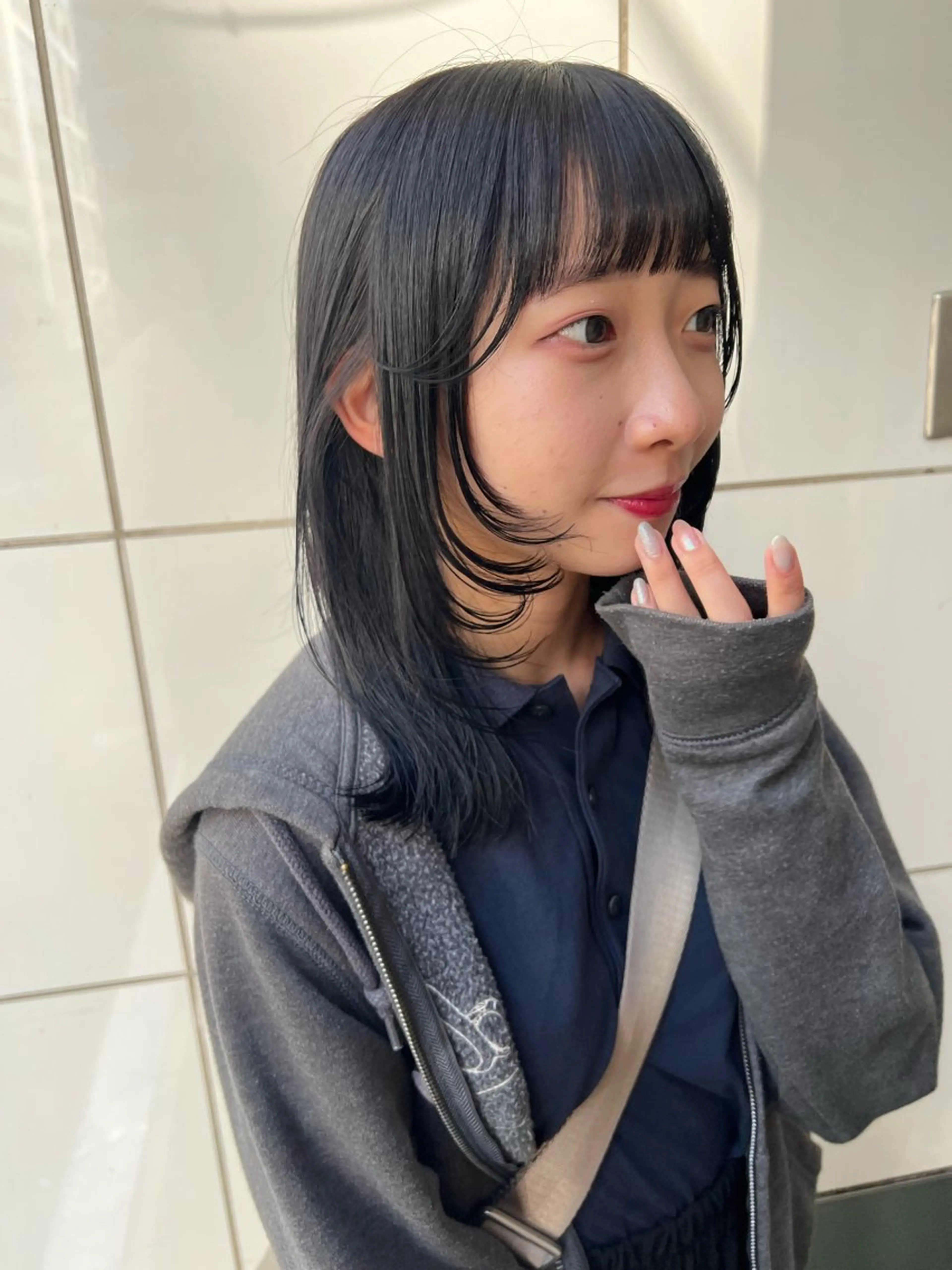 ミディアム カラー 高畑 恵莉 👒 暖色 / 艶髪 🧺のヘアスタイル