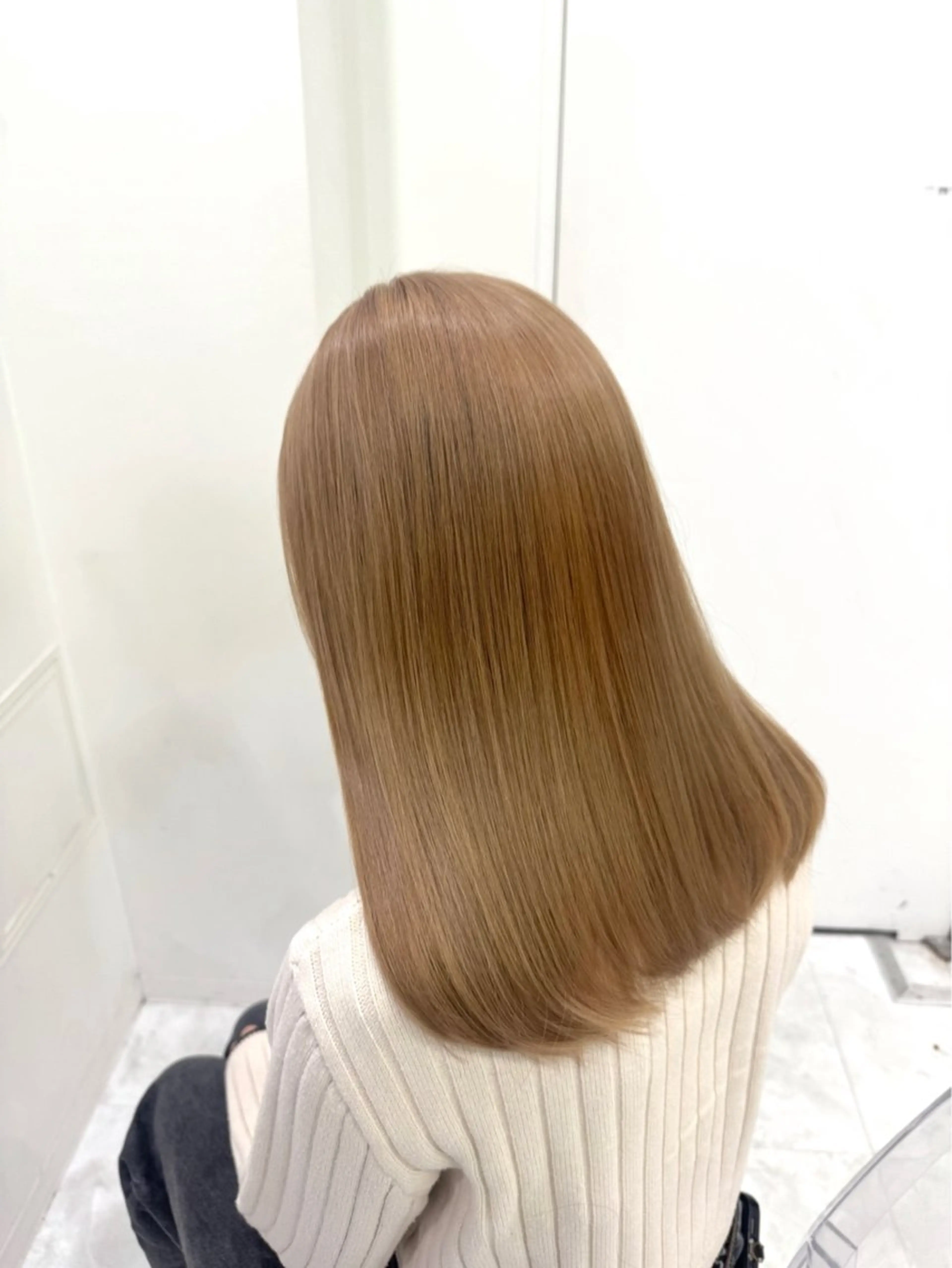 カラー ブリーチ ダブルカラー ブリーチなしカラー 髪質改善 透明感ベージュ🤎 manami👒🌿のヘアスタイル