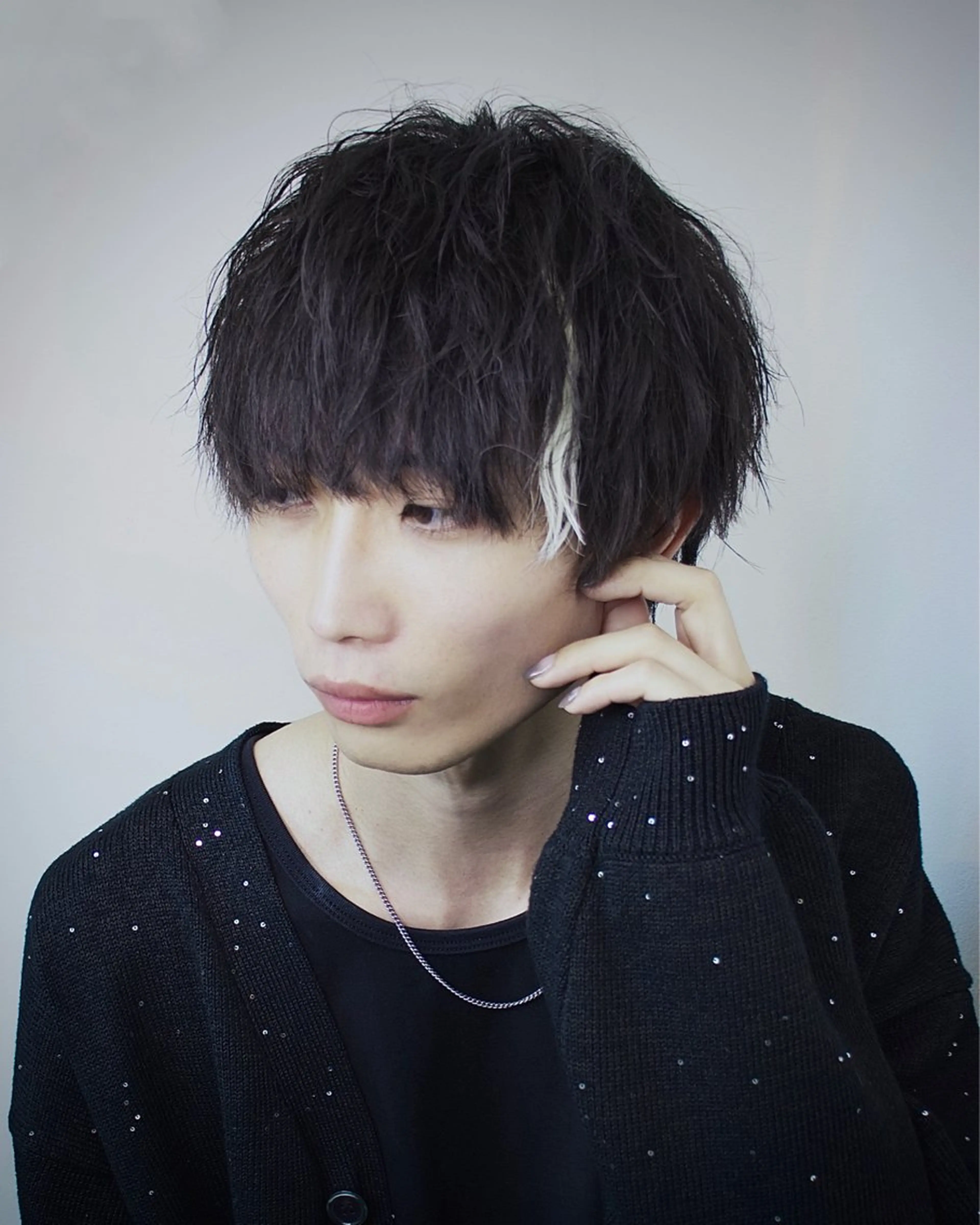 カラー ラウンドマッシュ/ フェザーショート大阪のヘアスタイル