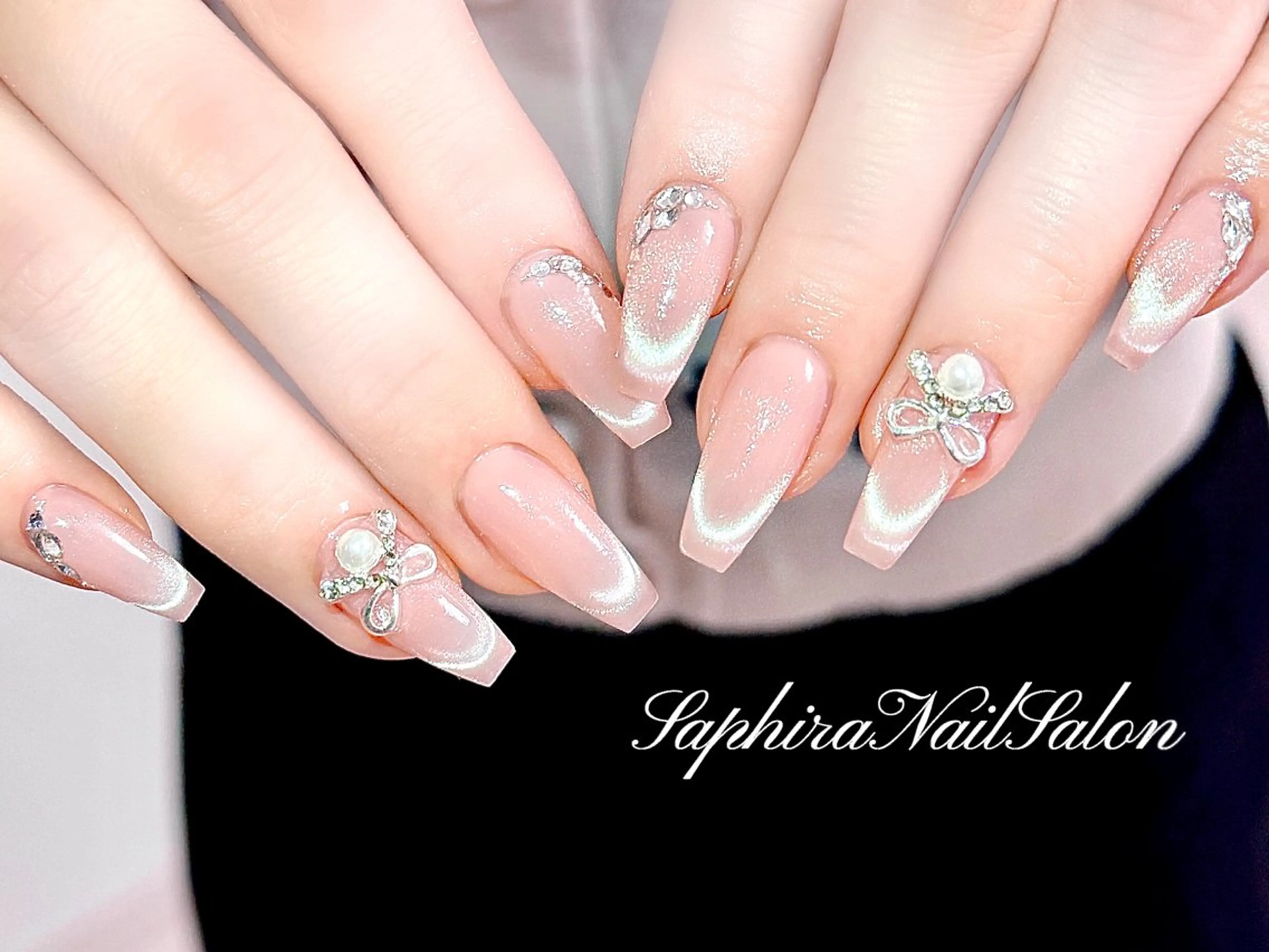 カラー ハンドネイル Saphiraネイル サロン錦糸町のネイルデザイン