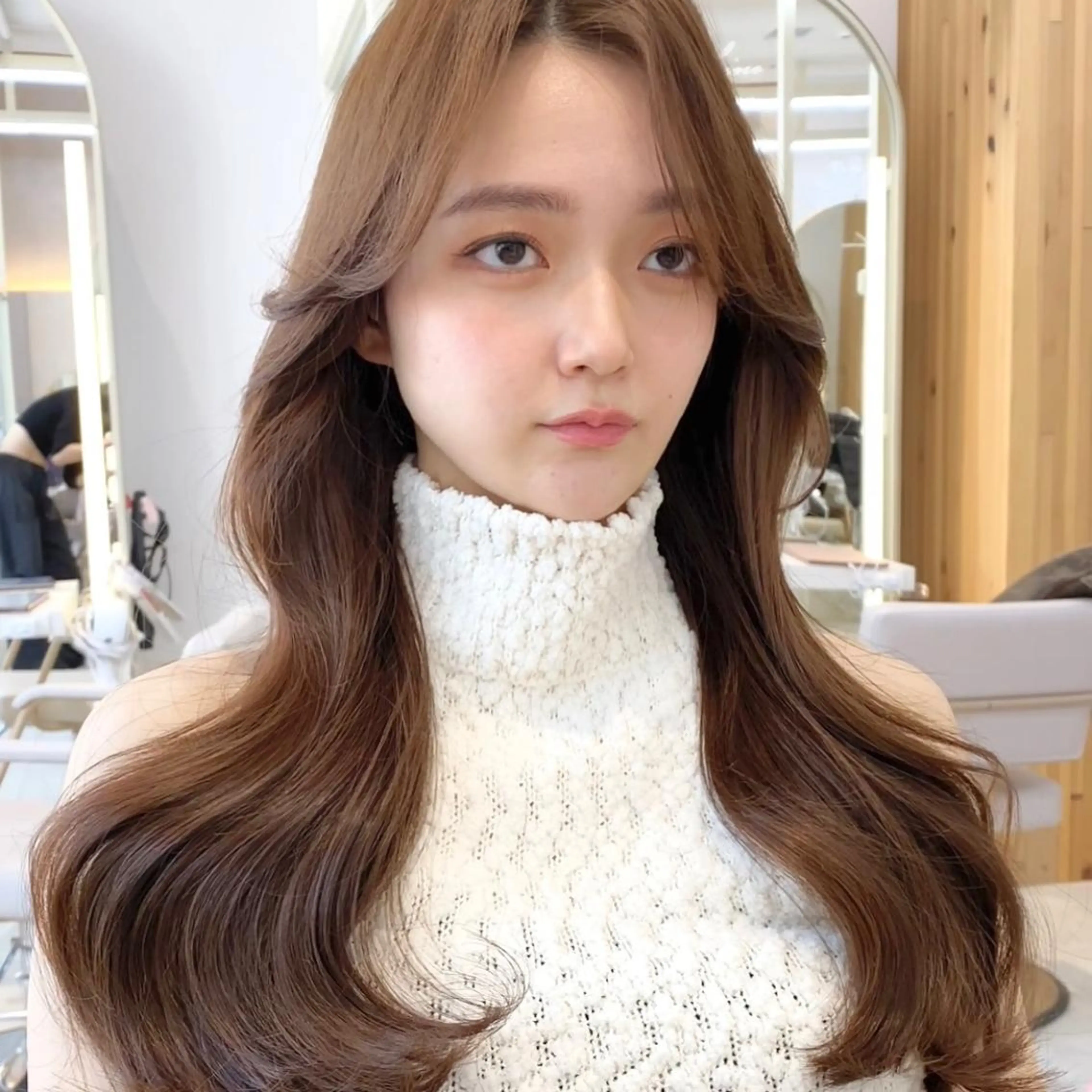 ロング 韓国風ヘア レイヤーカット カット ヘアカラー トリートメント 韓国くびれレイヤー 🇰🇷はづきのヘアスタイル
