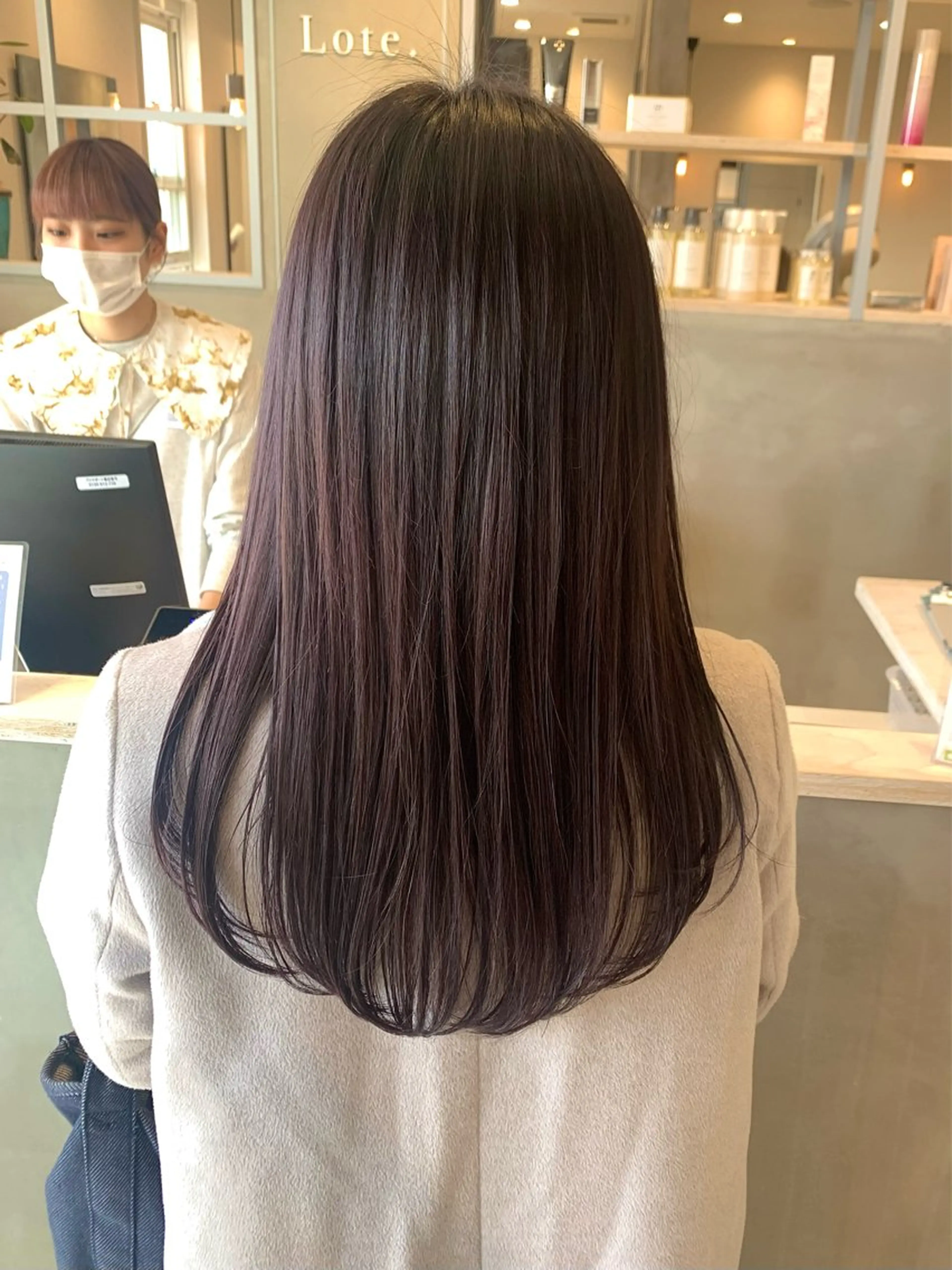 カラー miu🌝 ハイライト/一宮のヘアスタイル