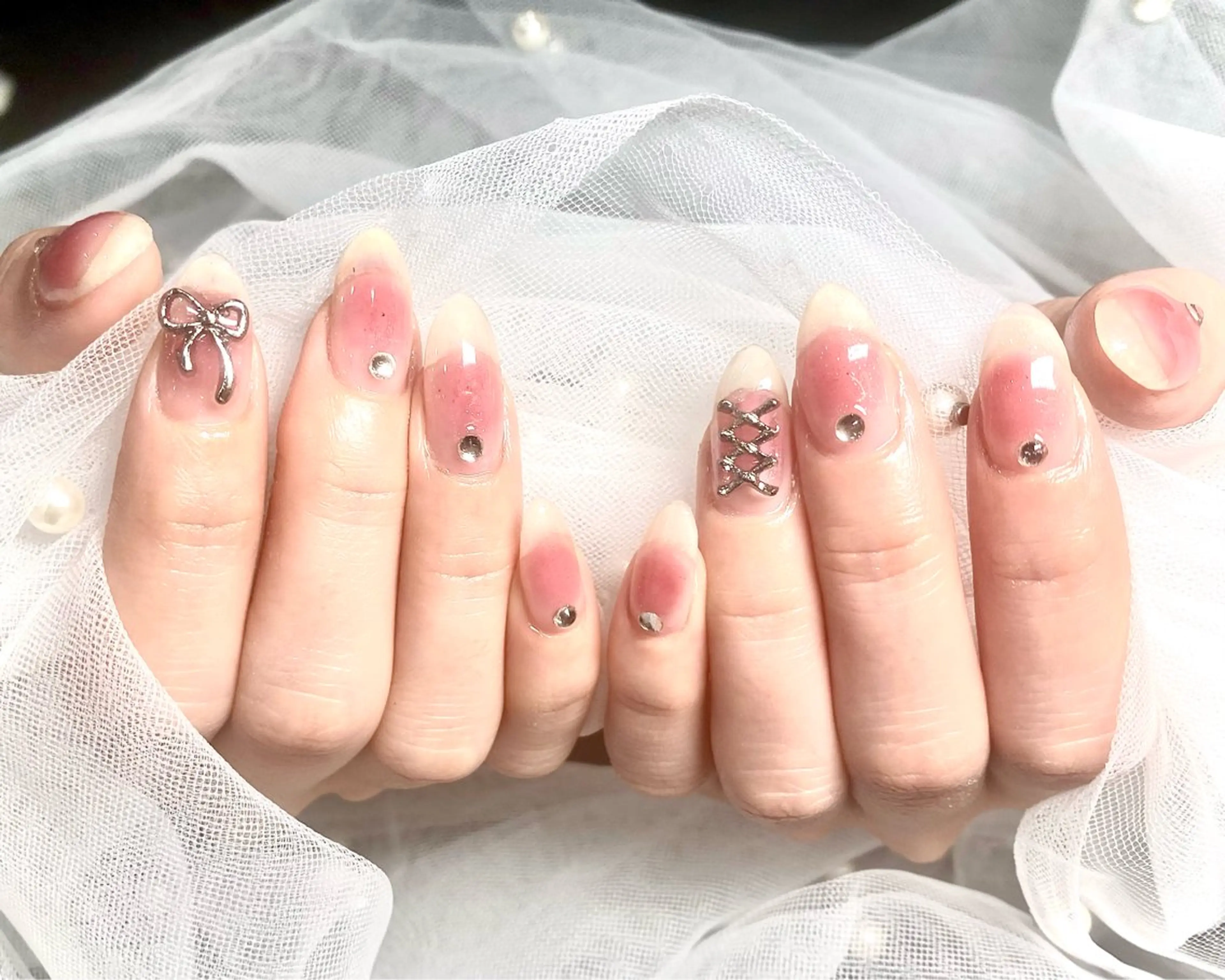 ネイル チークネイル 🦋✨ MARIKO✨🦋のネイルデザイン
