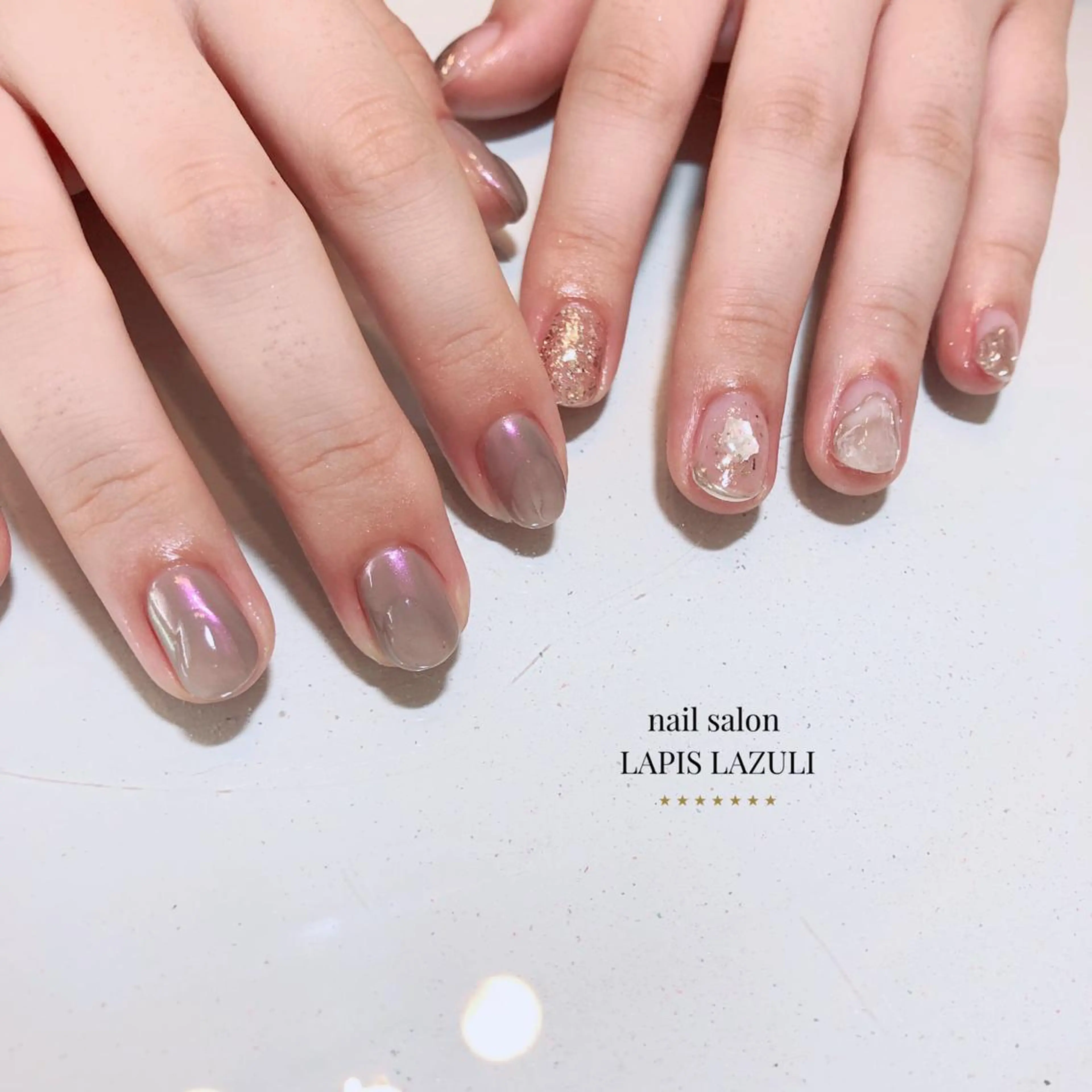 ネイル ジェルネイル マットネイル ミラーネイル ニュアンスネイル オフィスネイル ハンドネイル nail salon ラピスラズリのネイルデザイン