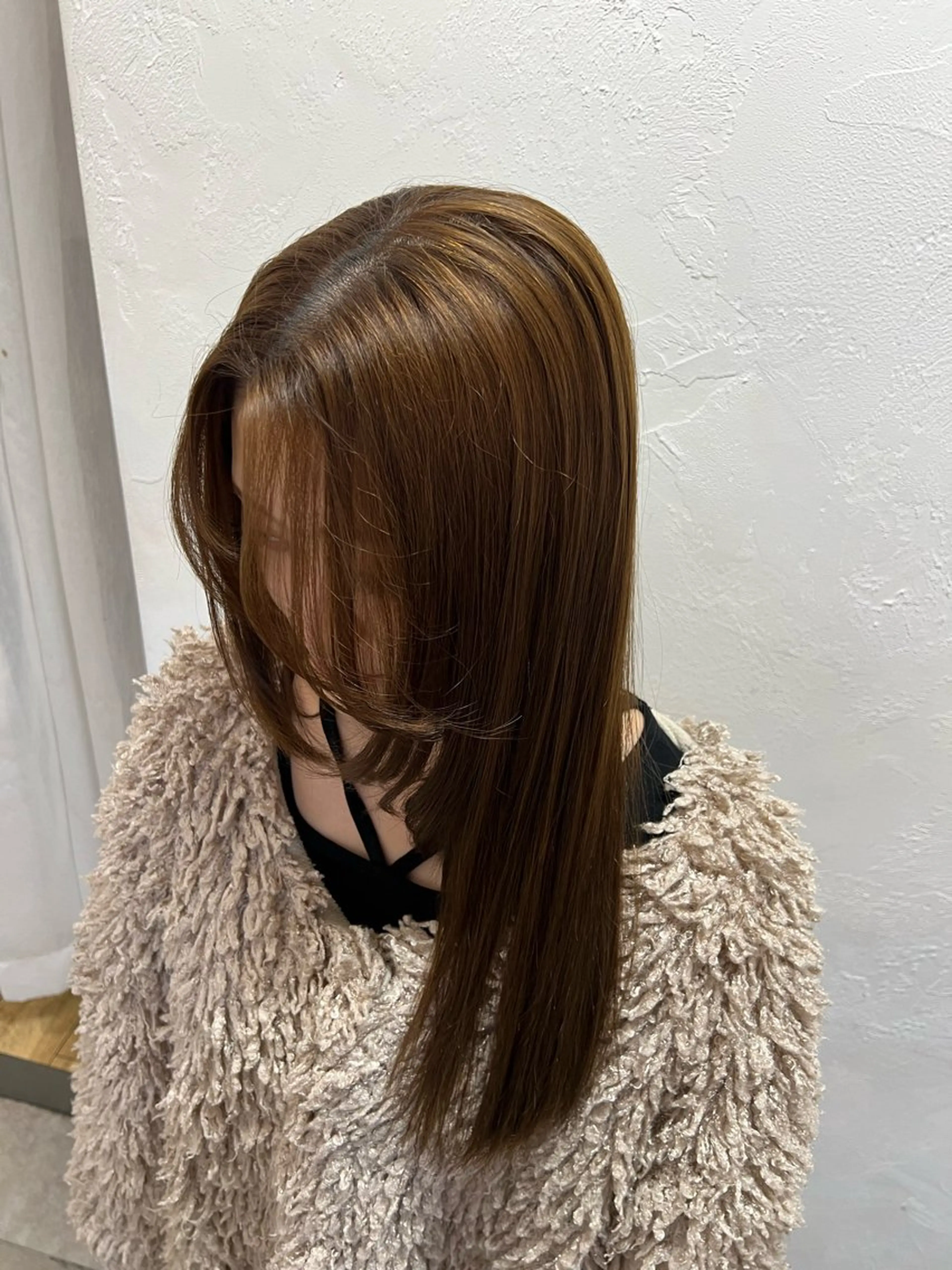 ロング 縮毛矯正 トリートメント Lomalia もえか/ボブパーマのヘアスタイル