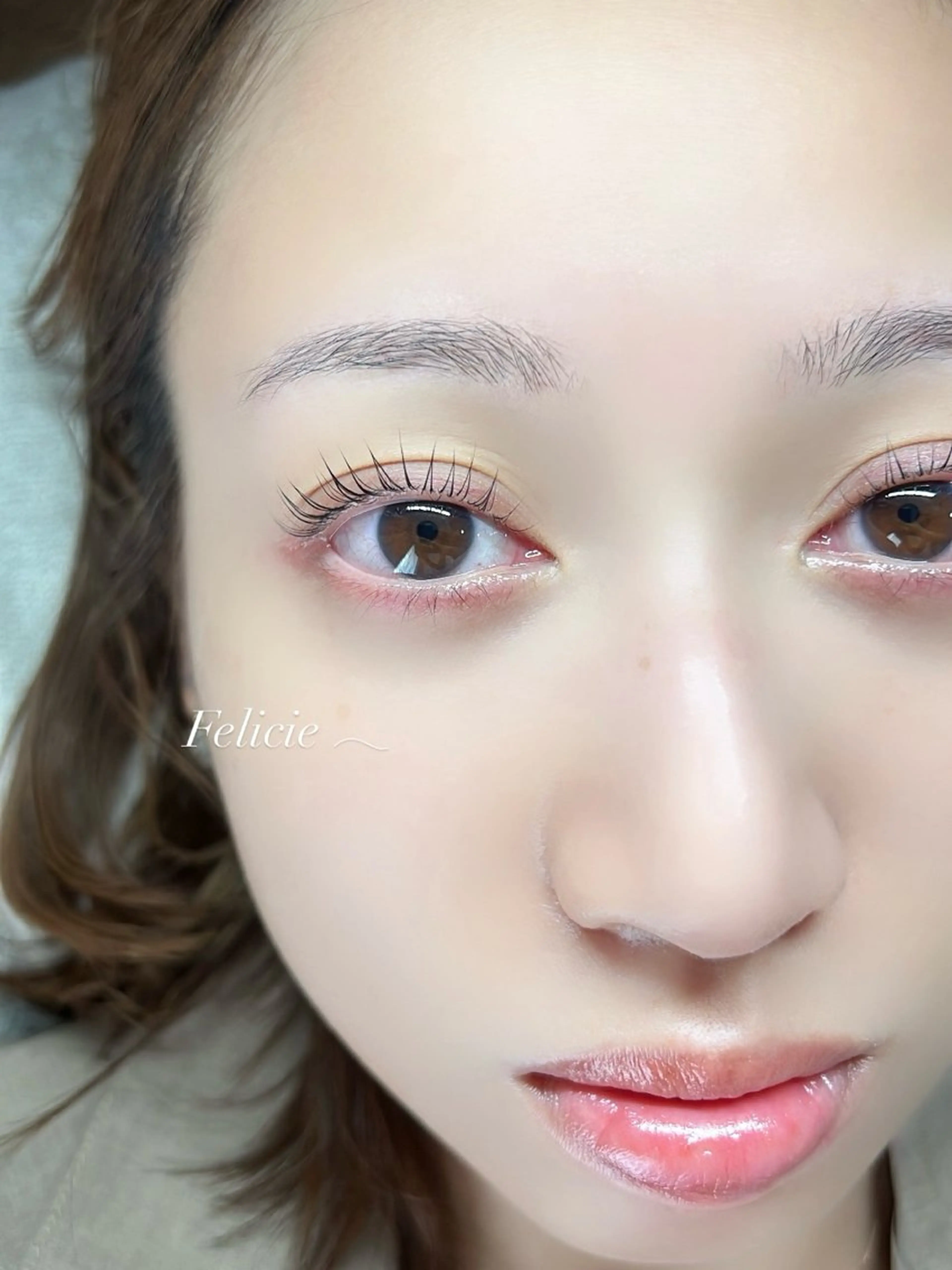 マツエク・マツパ パリジェンヌラッシュリフト Felicie＊ Sayakaのマツエク・マツパデザイン