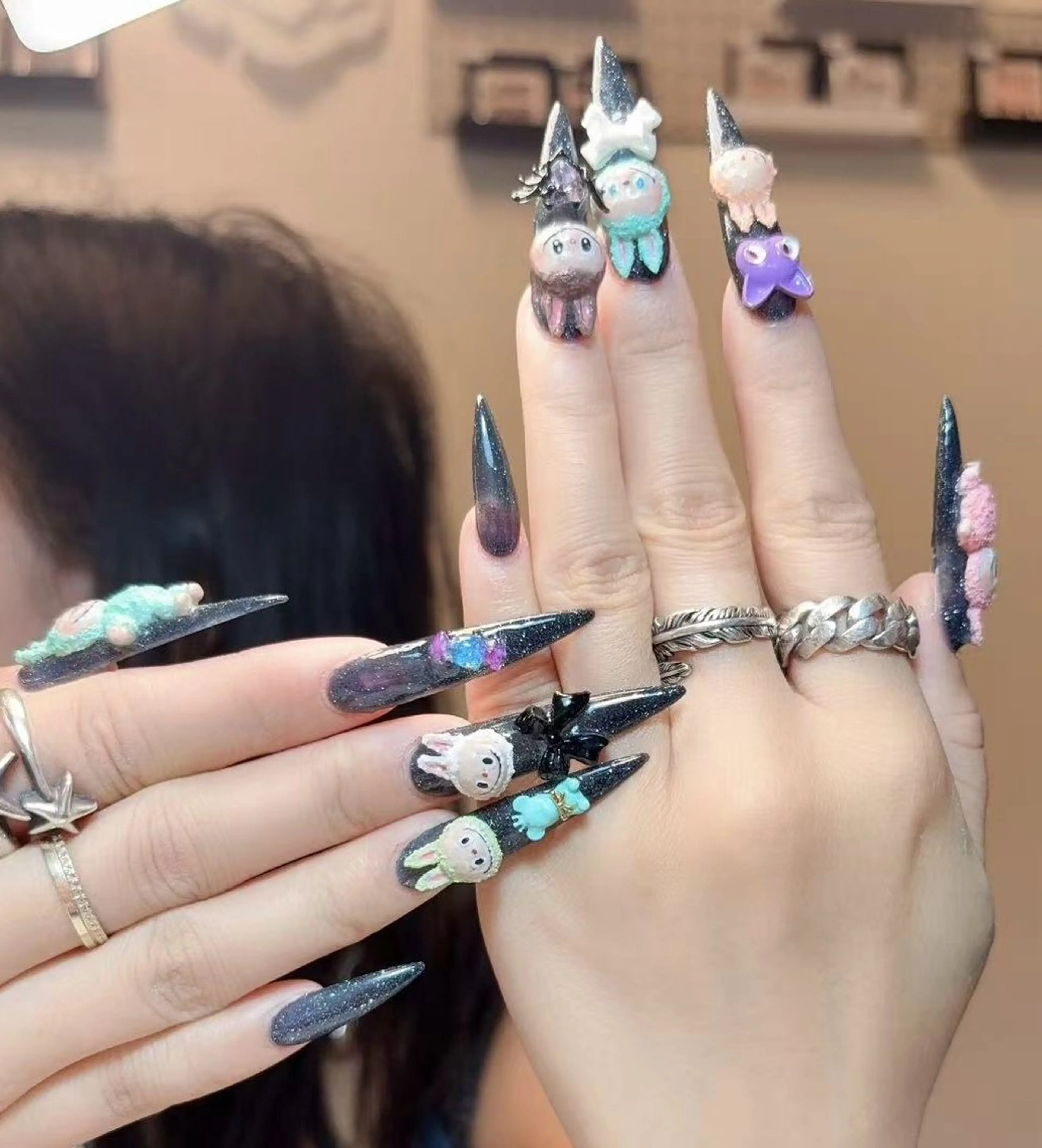 ネイル アートネイル 持ち込み リセス 高田馬場💎のネイルデザイン