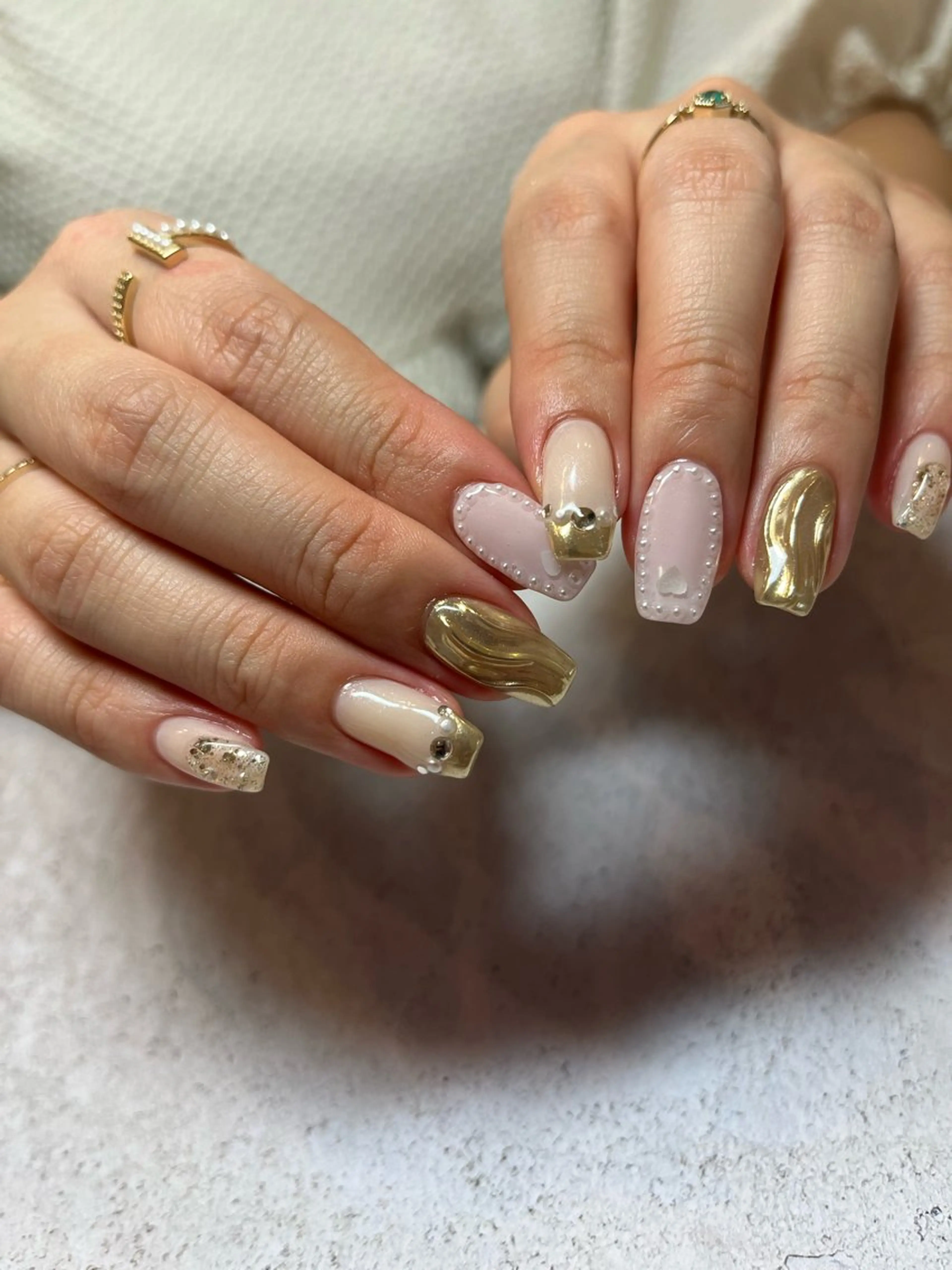 ネイル ハンドネイル 【LINON】 airiのネイルデザイン