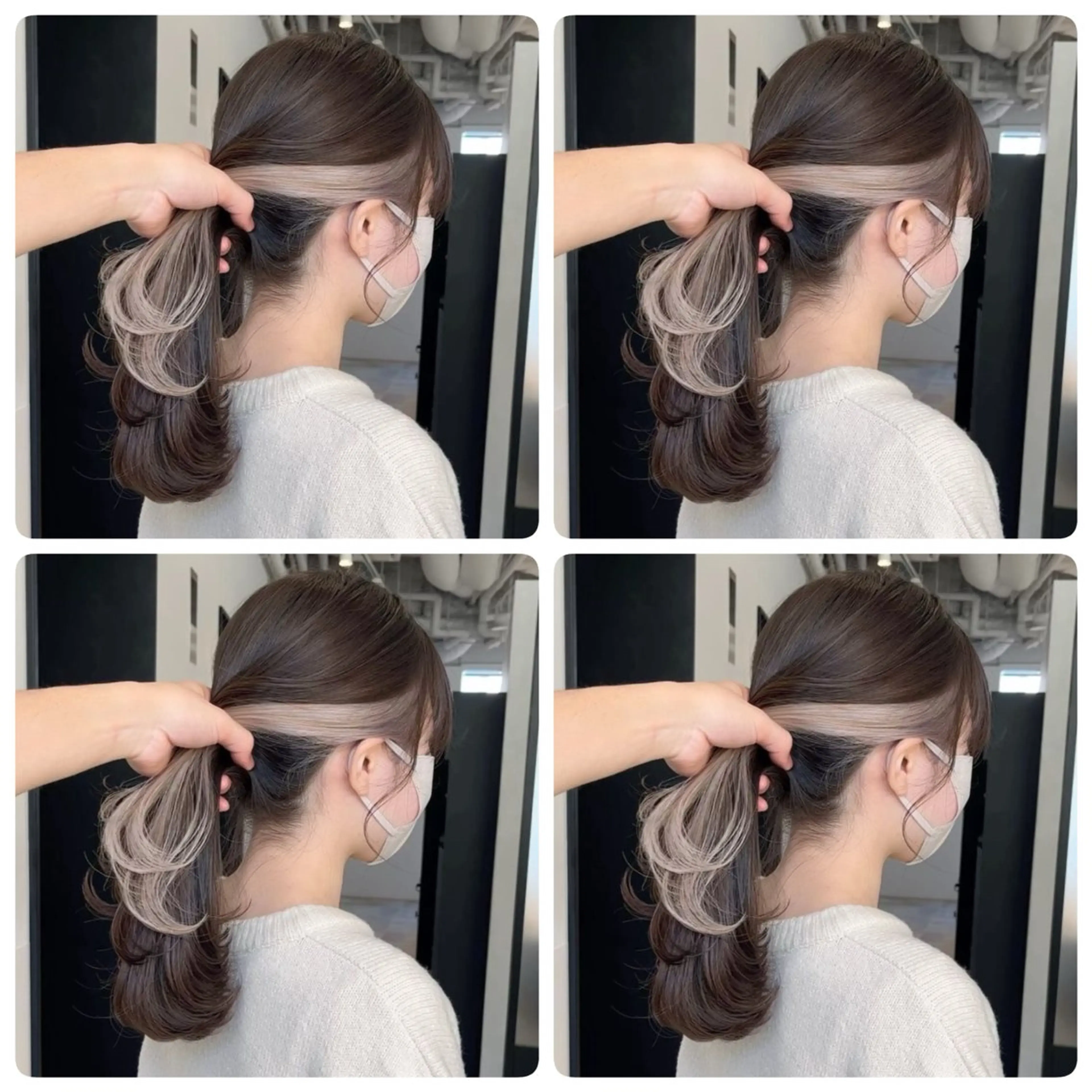 セミロング モテ髪透明感カラー 💙髙良恵美👑のヘアスタイル