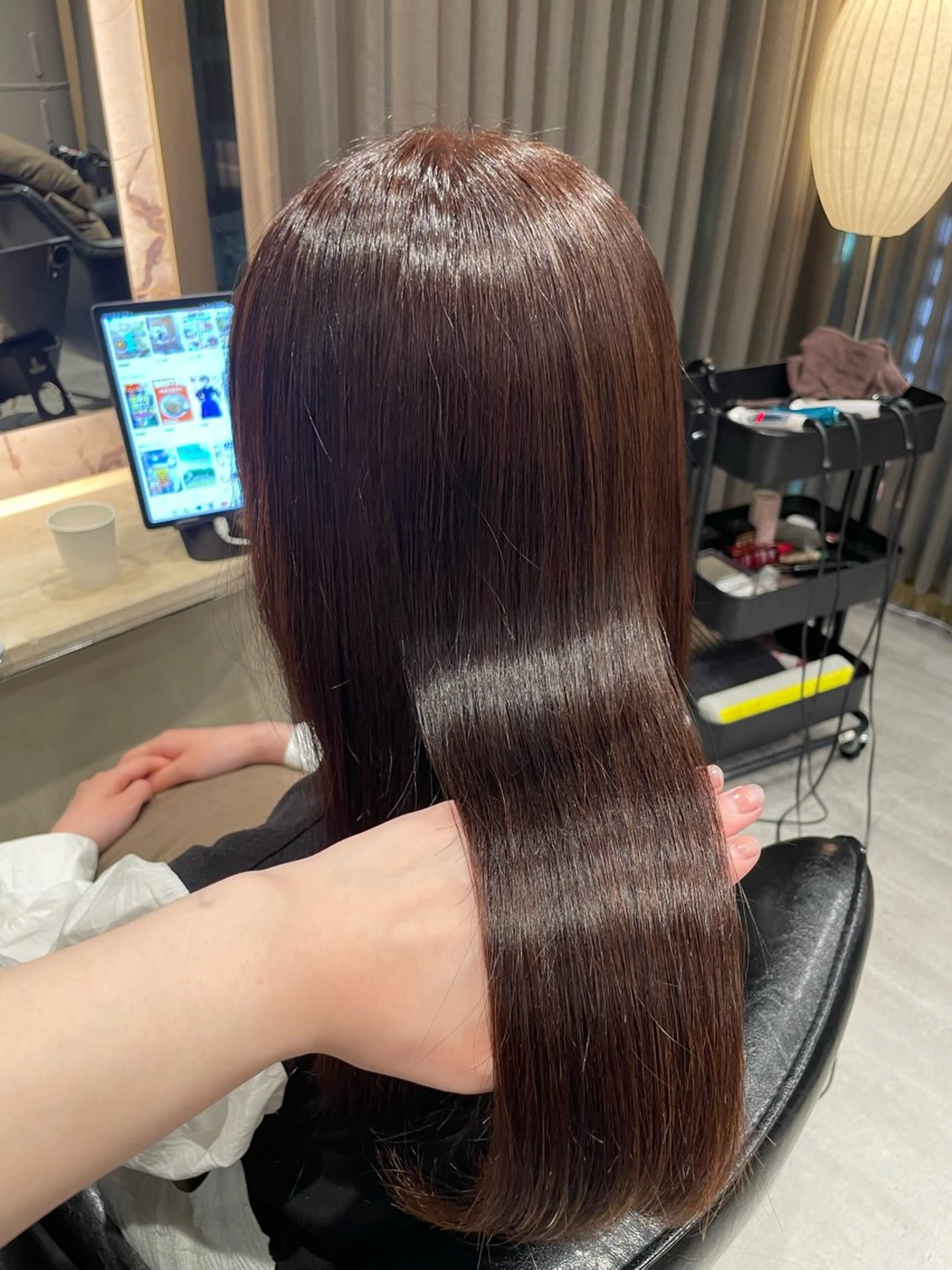 セミロング 透明感カラー/艶髪 田村陽花里のヘアスタイル