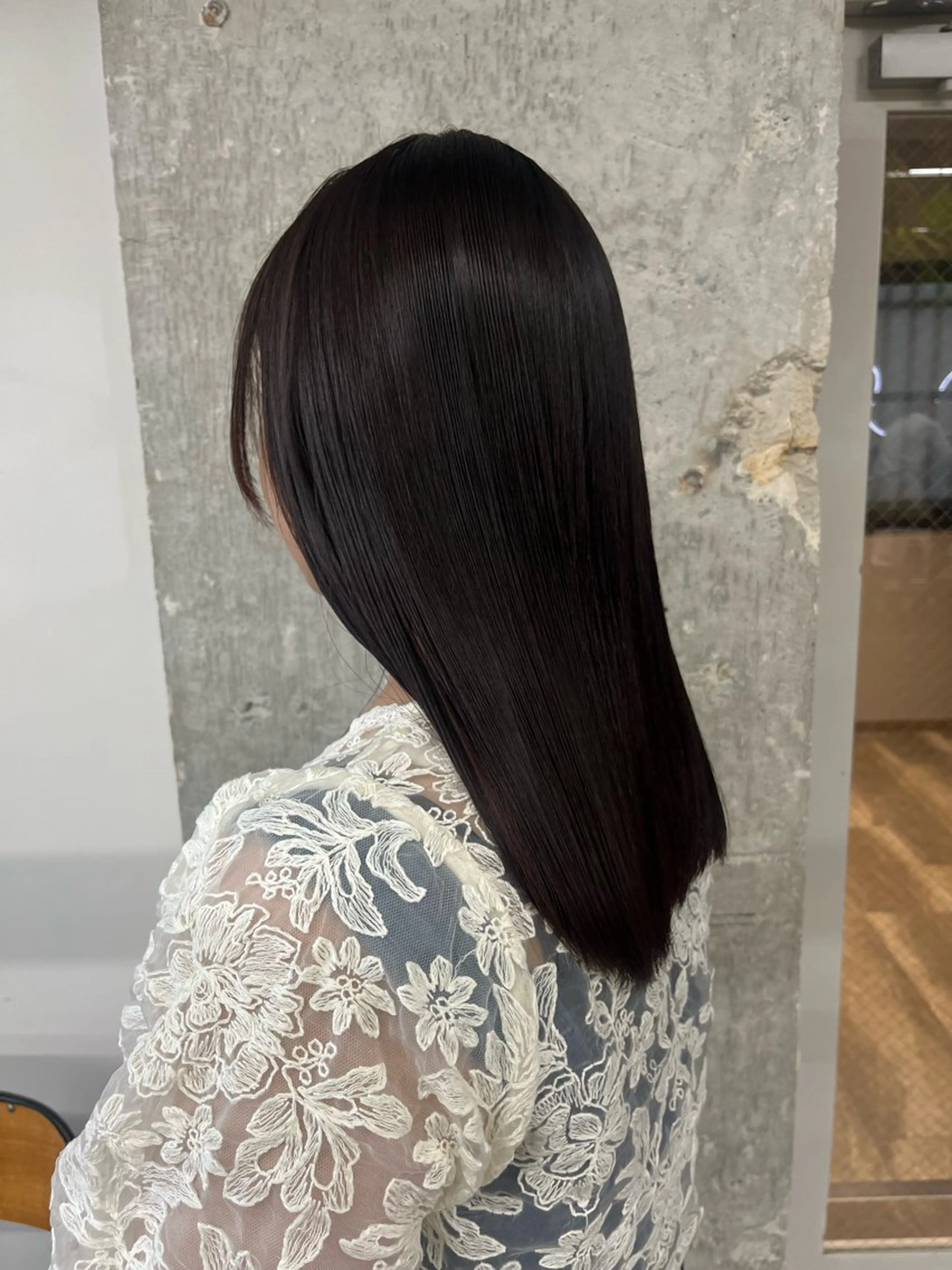 ロング 小長谷 夕菜のヘアスタイル