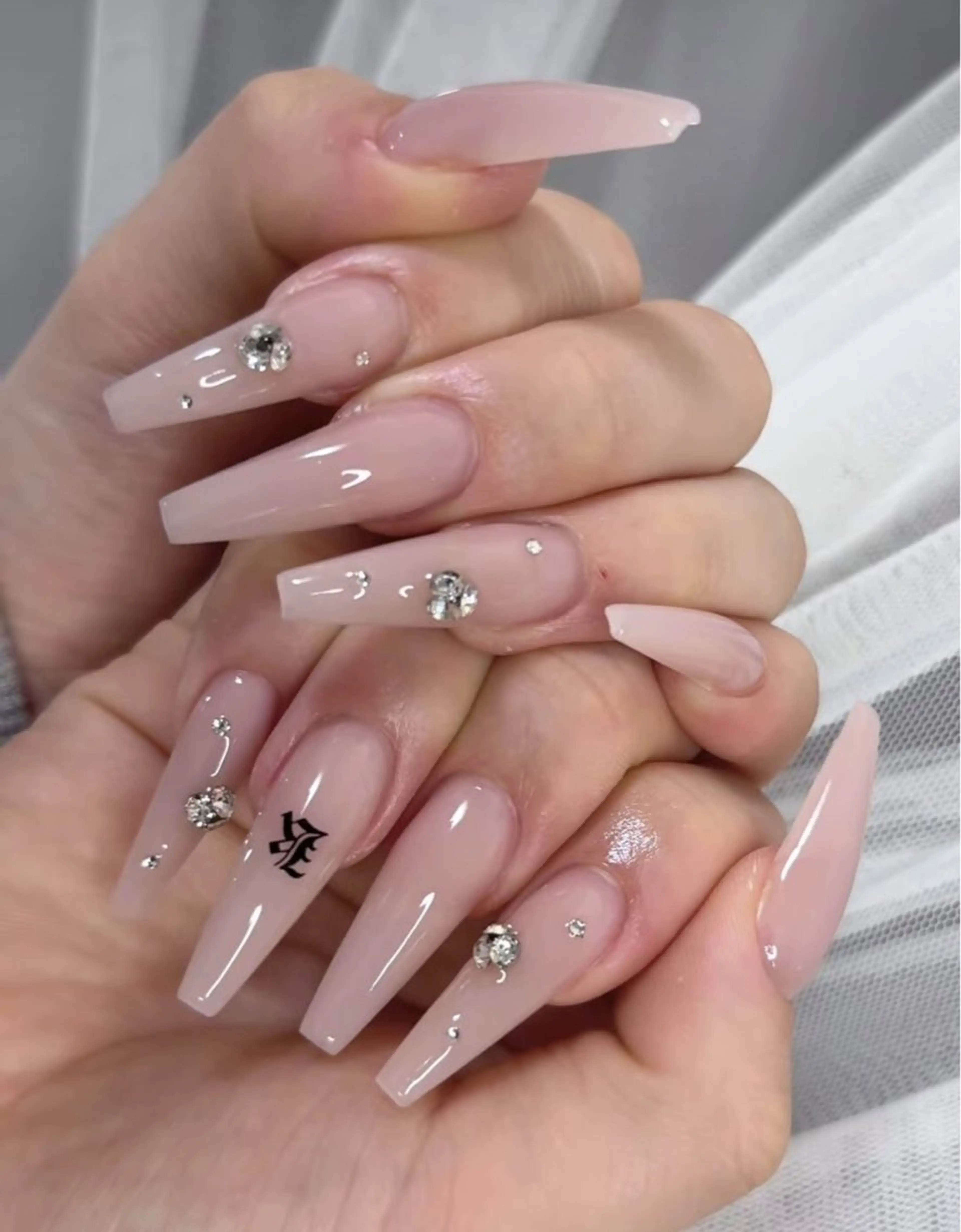 ネイル アートネイル 成人式 ジェルネイル ニュアンスネイル 夏ネイル ハンドネイル neco H.babynailのネイルデザイン
