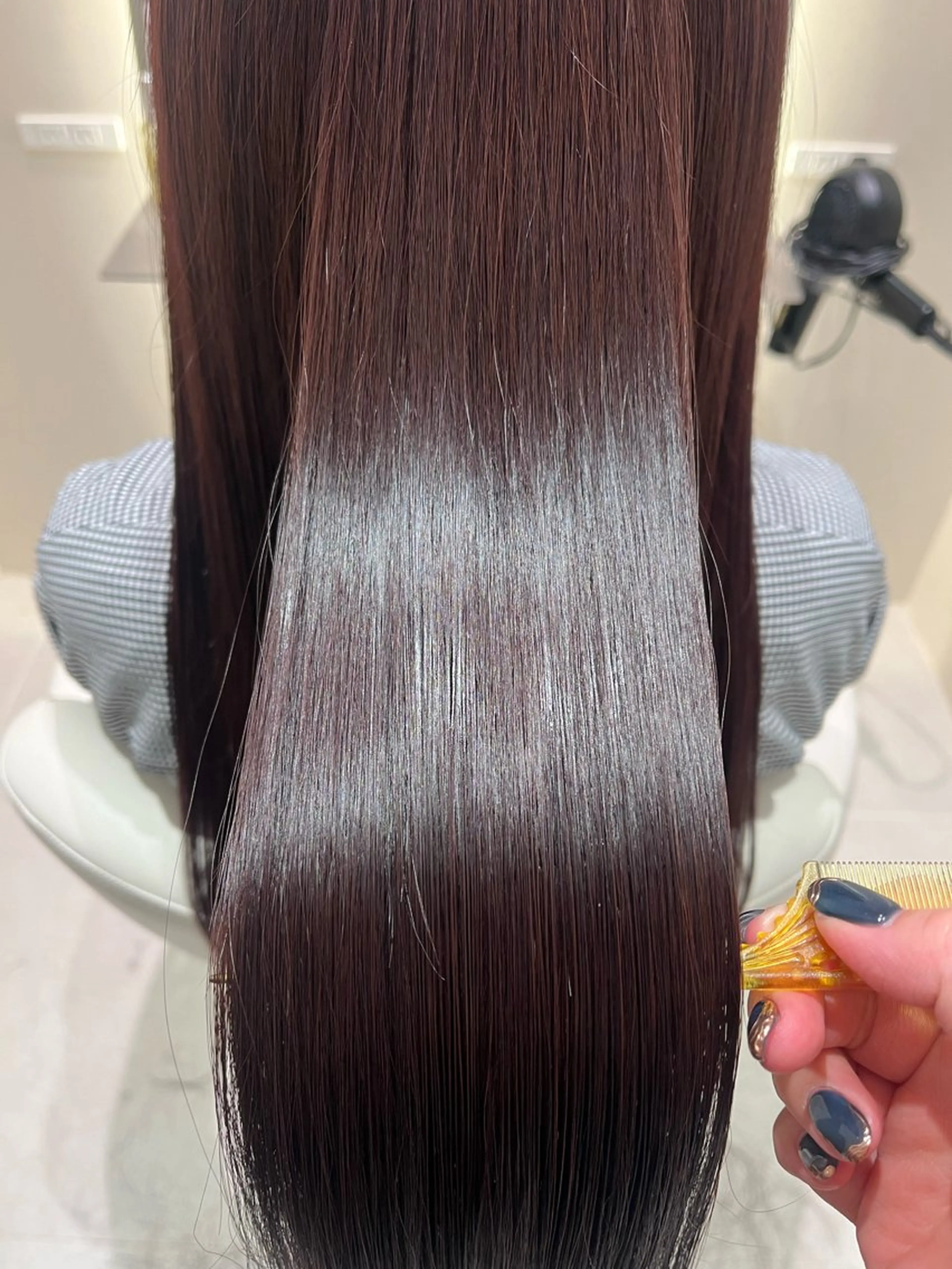 ロング カラー トリートメント 艶カラー／ 髪質改善／arisaのヘアスタイル