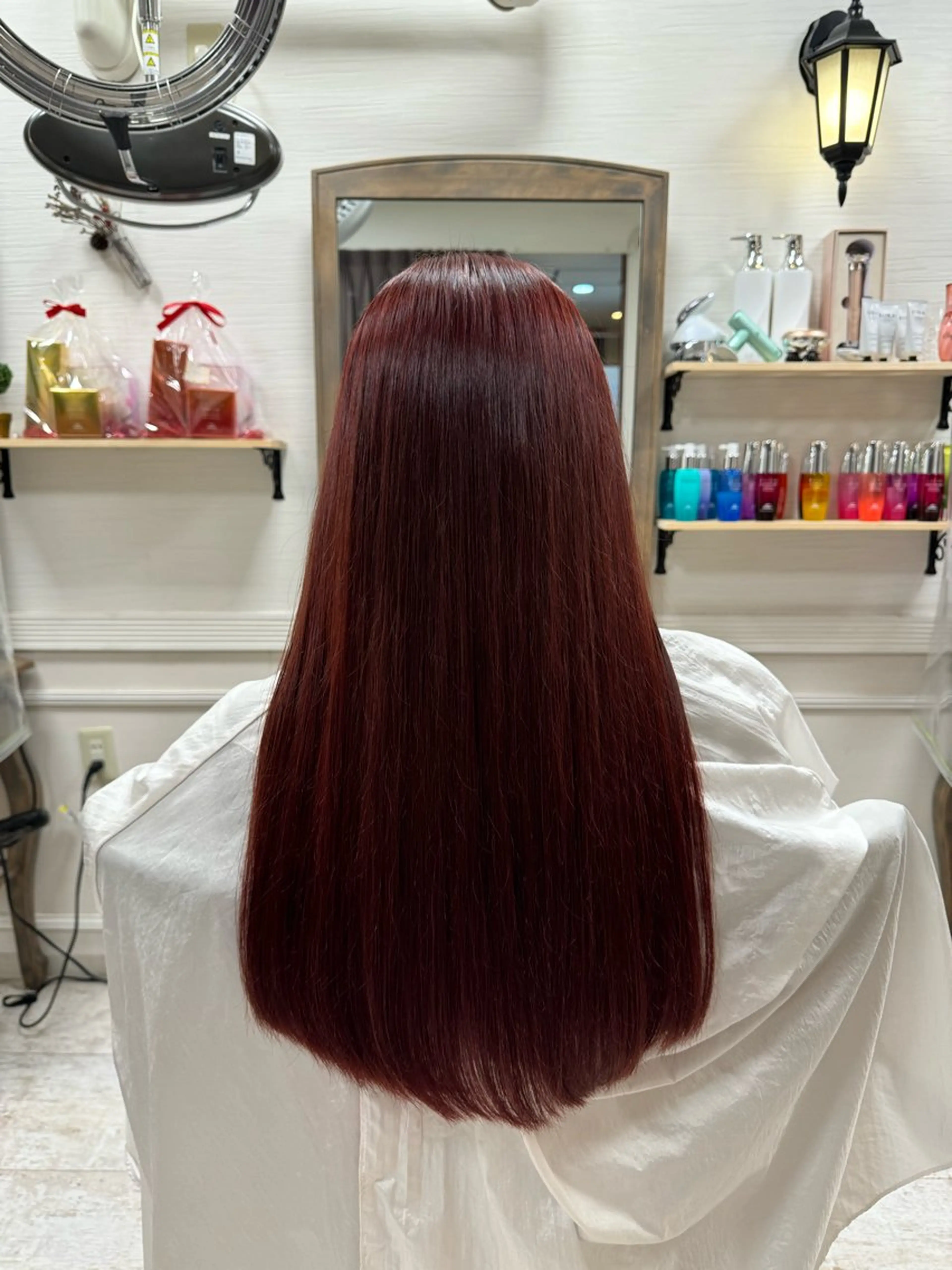 ロング カラー 鶴田 琴美のヘアスタイル