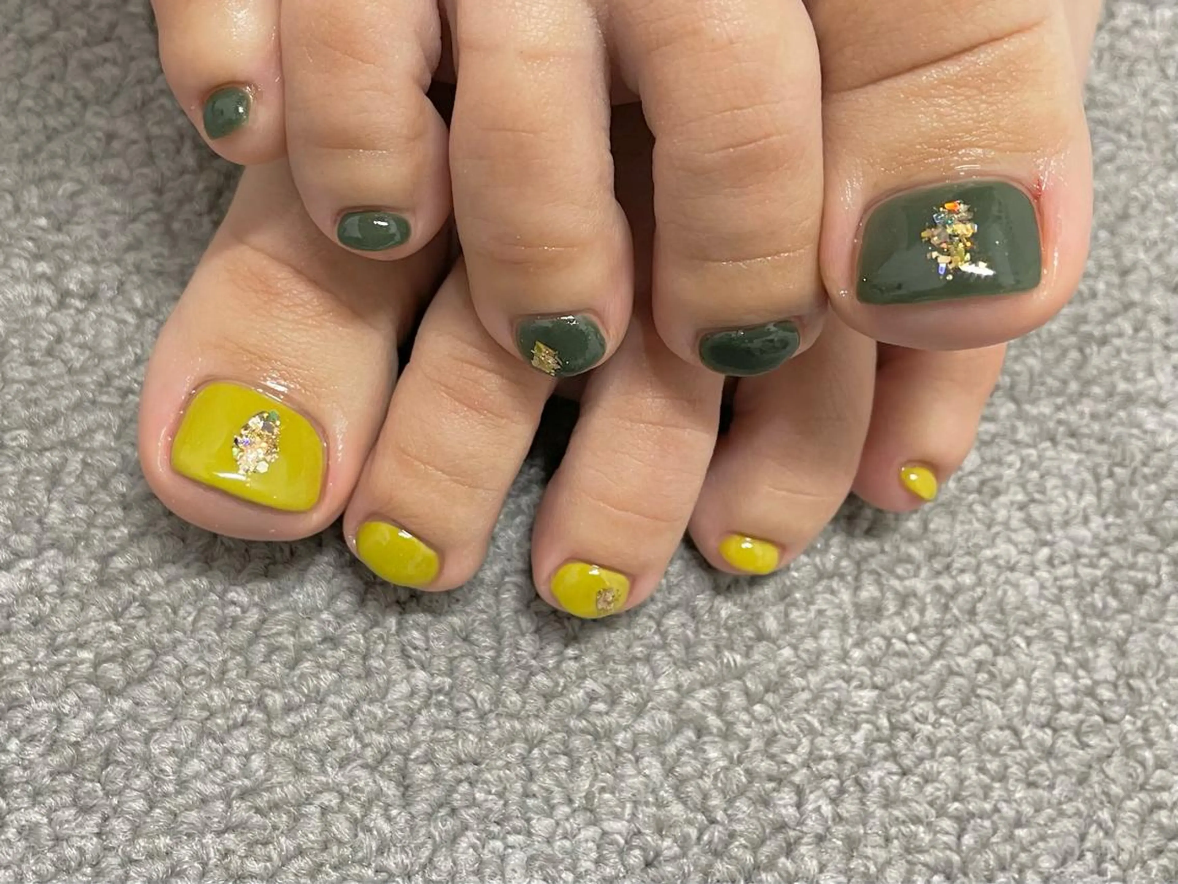 ネイル ラメ(グリッター) ワンカラーネイル riri nail所属・riri-nail Rie Endoのネイルデザイン