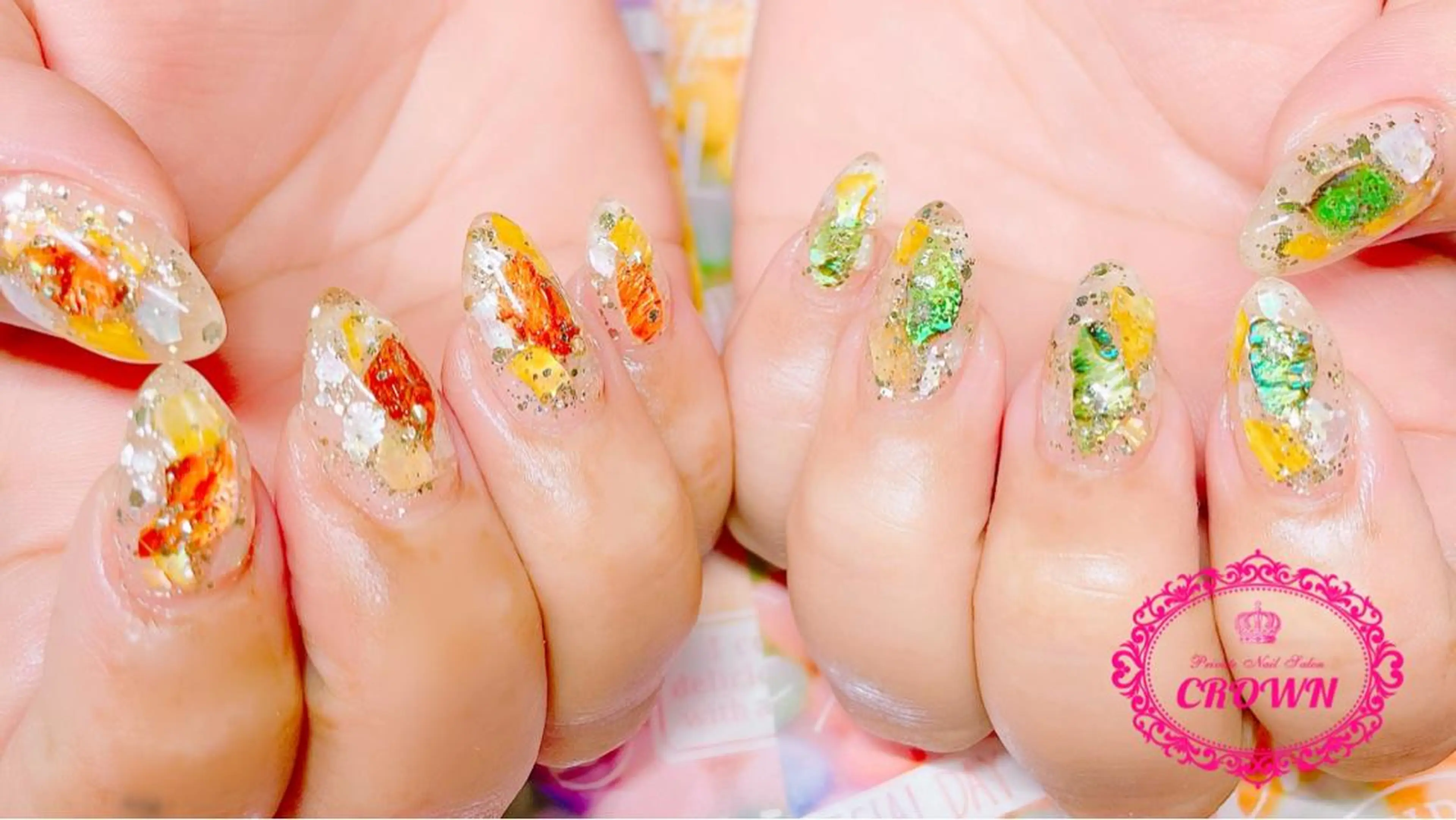 ネイル ハンドネイル CROWN プライベートサロンのネイルデザイン