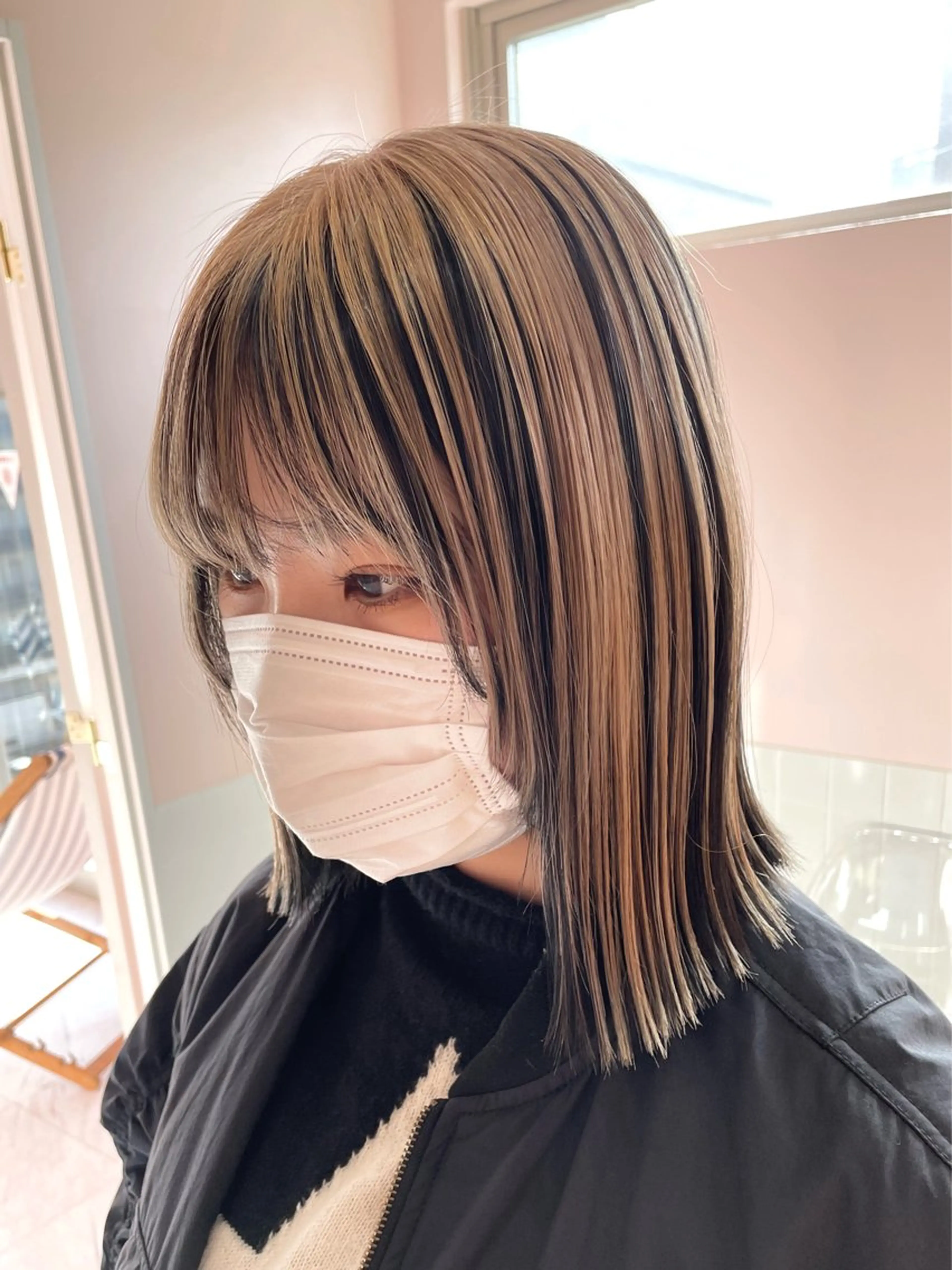 ✂️カットインナーカラー(ブリーチ込)🧚カット+ ポイントブリーチ+ポイントカラーの写真