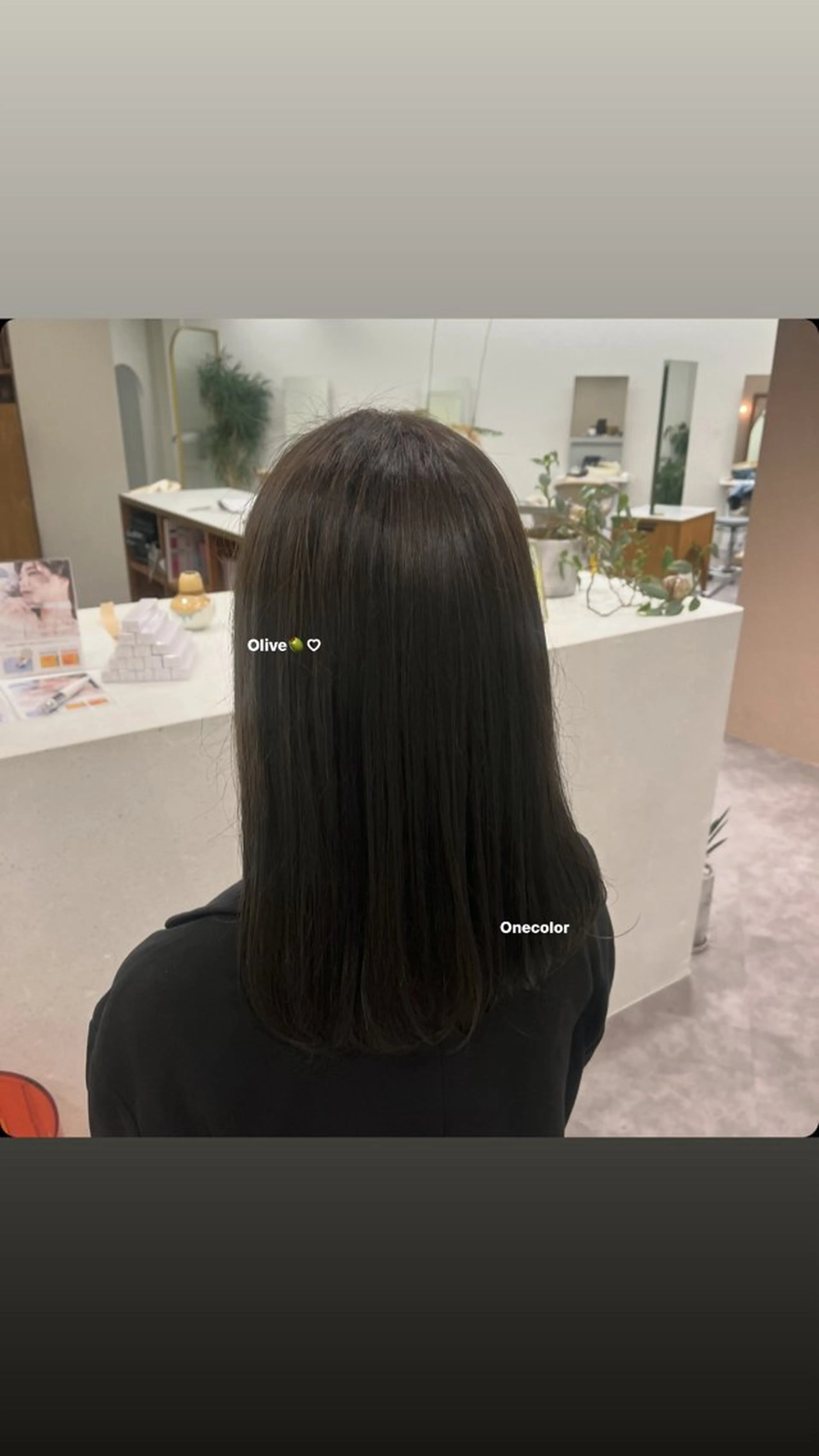 セミロング カラー 透明感カラー トリートメント 艶髪☆顔周りカット /秋田 遥華のヘアスタイル