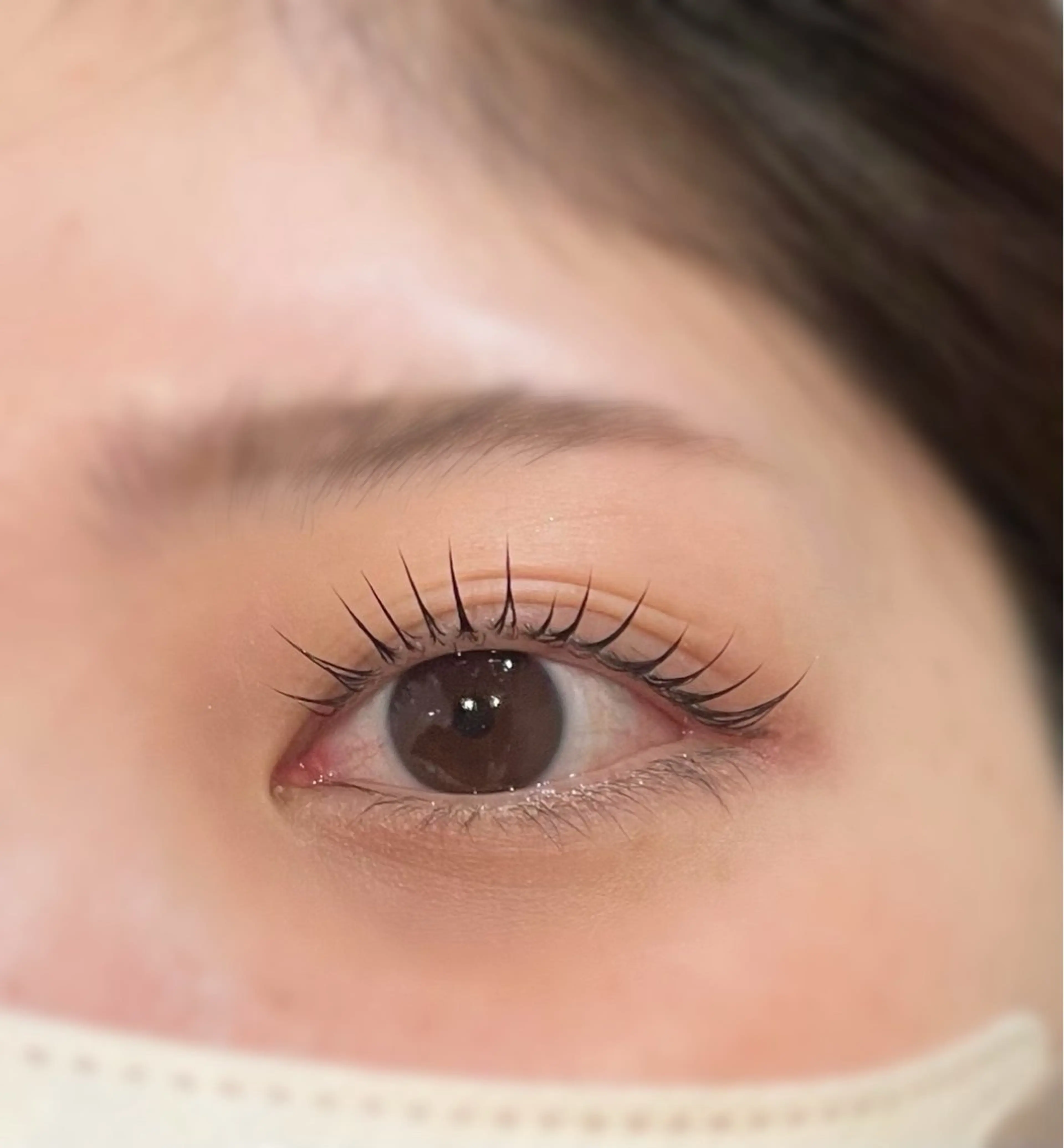 マツエク・マツパ バインドロック フラットラッシュ パリジェンヌラッシュリフト まつげパーマ 一重×まつ毛パーマ Biolus／天王寺 ２号店🌼Arisaのマツエク・マツパデザイン