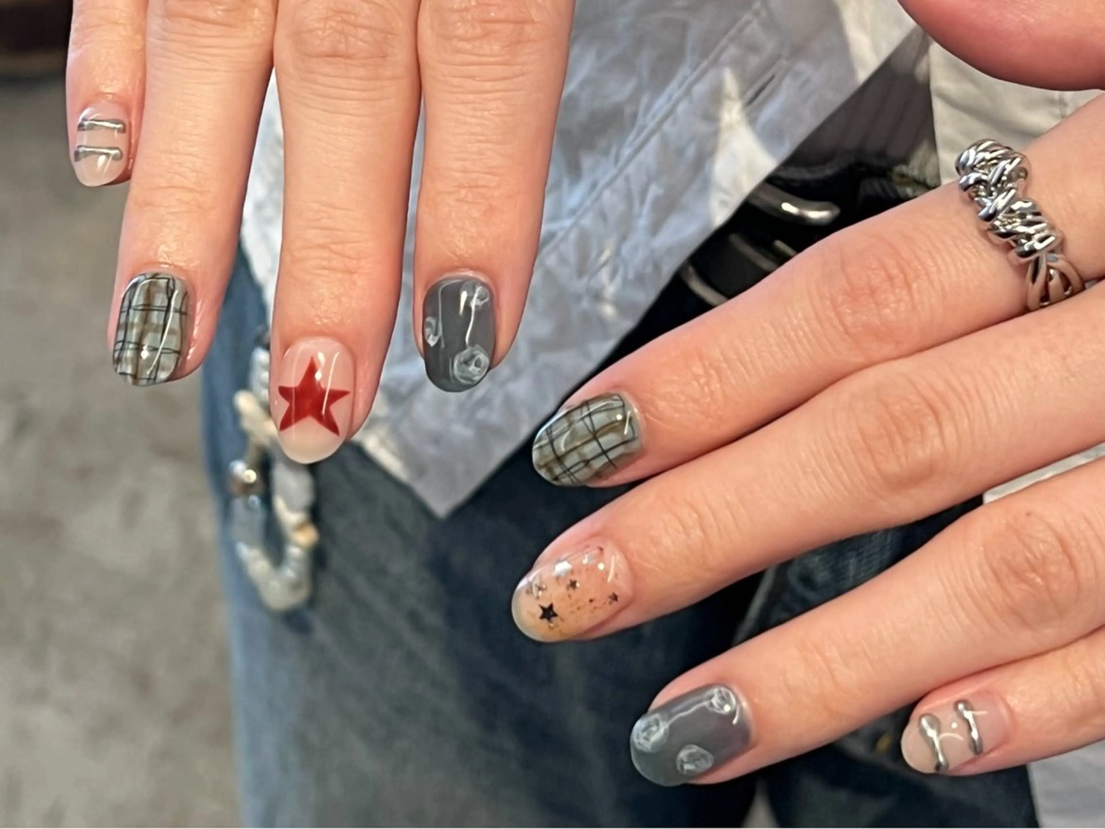 ネイル ハンドネイル yomu nail yuumiのネイルデザイン