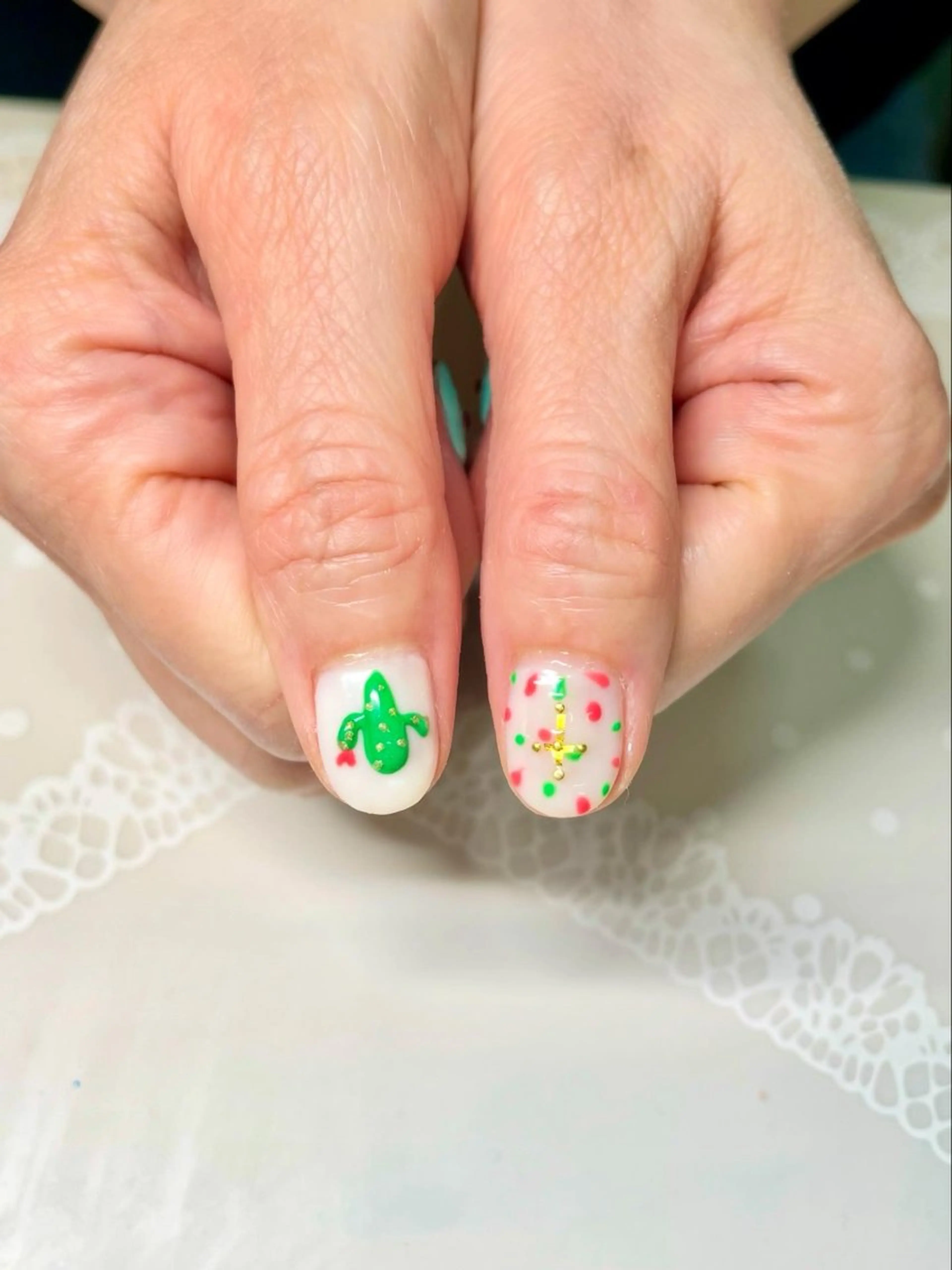 ネイル ハンドネイル 新宿ネイルサロン ジェミディローサのネイルデザイン