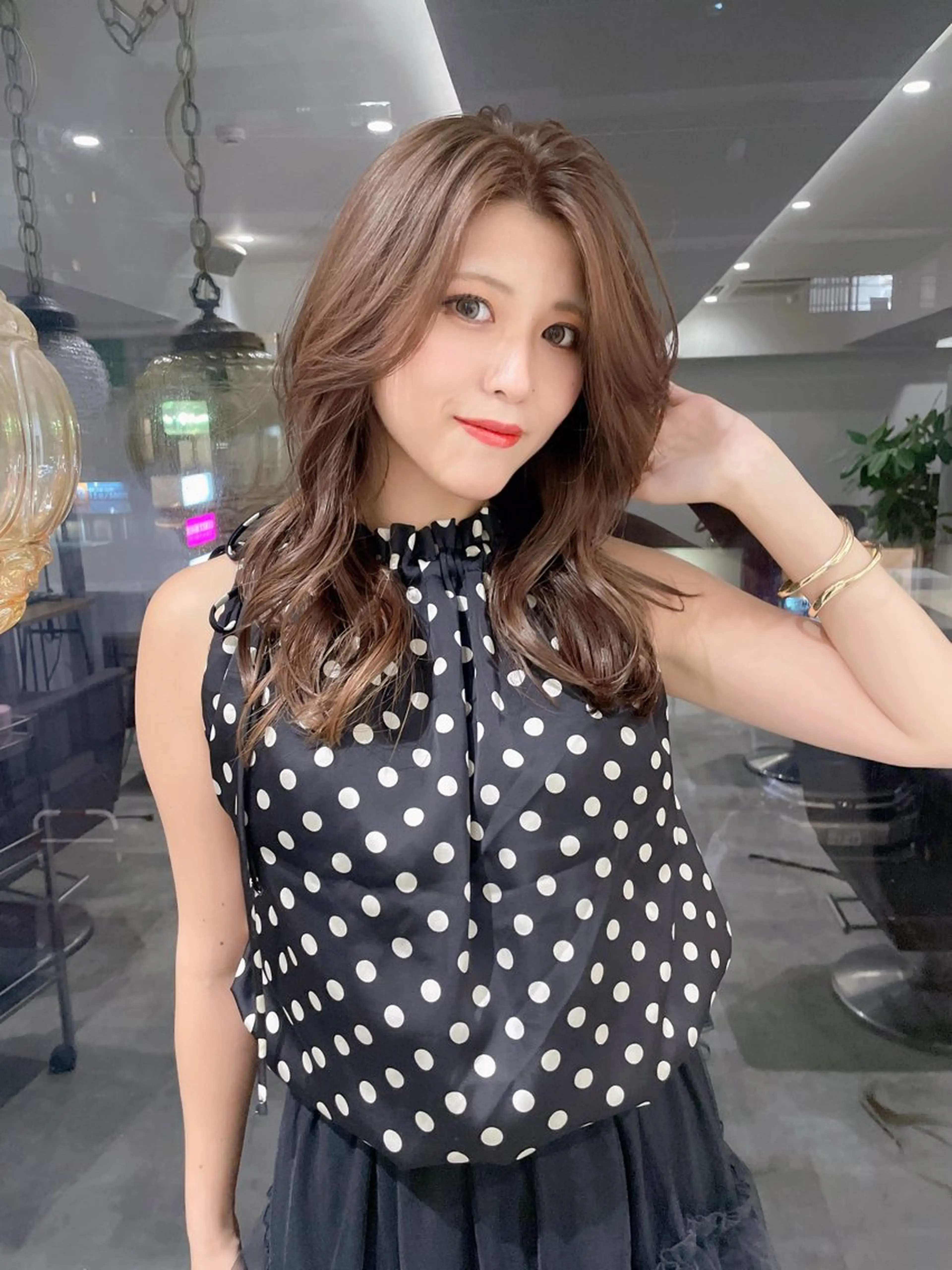 ロング カット ヘアカラー トリートメント 髪質改善縮毛矯正 ◽️河野泰貴のヘアスタイル